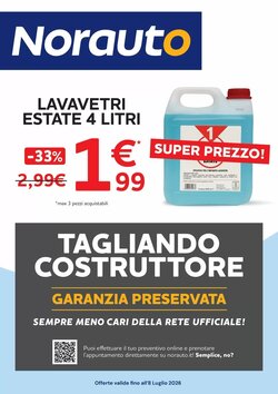 Volantino promozionale Norauto valide dal 01/06/2026