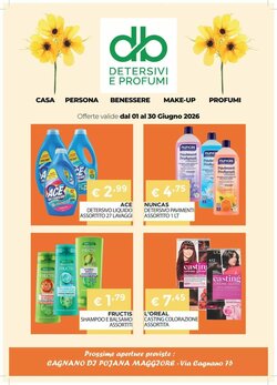 Volantino promozionale DB detersivi valide dal 01/06/2026