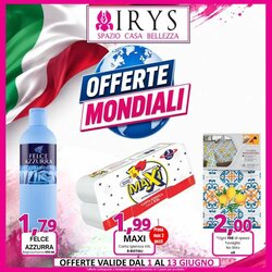 Volantino promozionale Irys  valide dal 01/06/2026