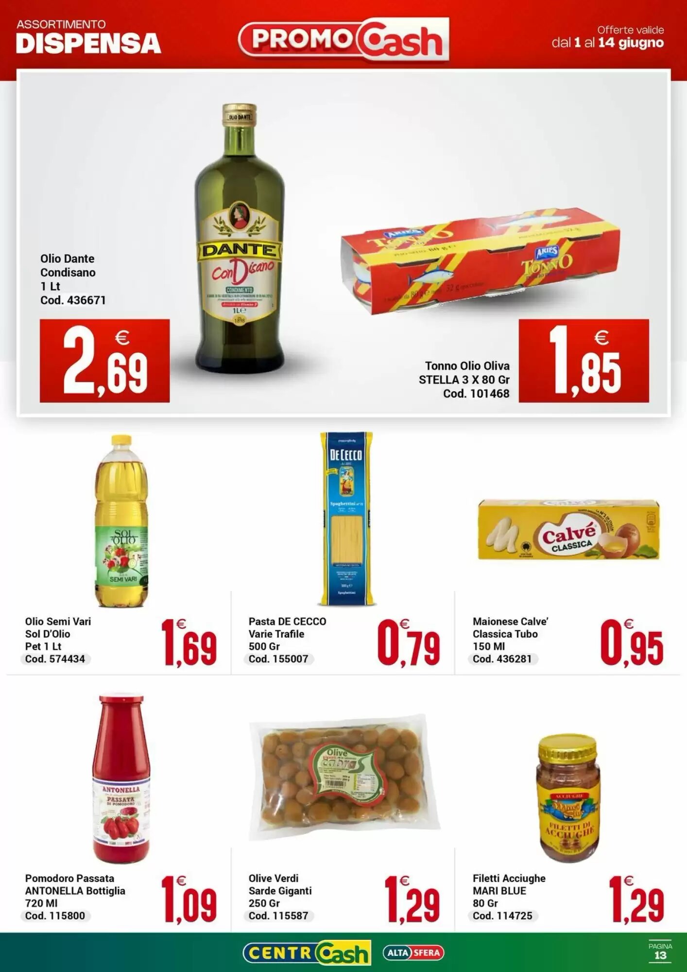 Volantino promozionale Centro Cash  valide dal 01/06/2026 - Pagina 13.