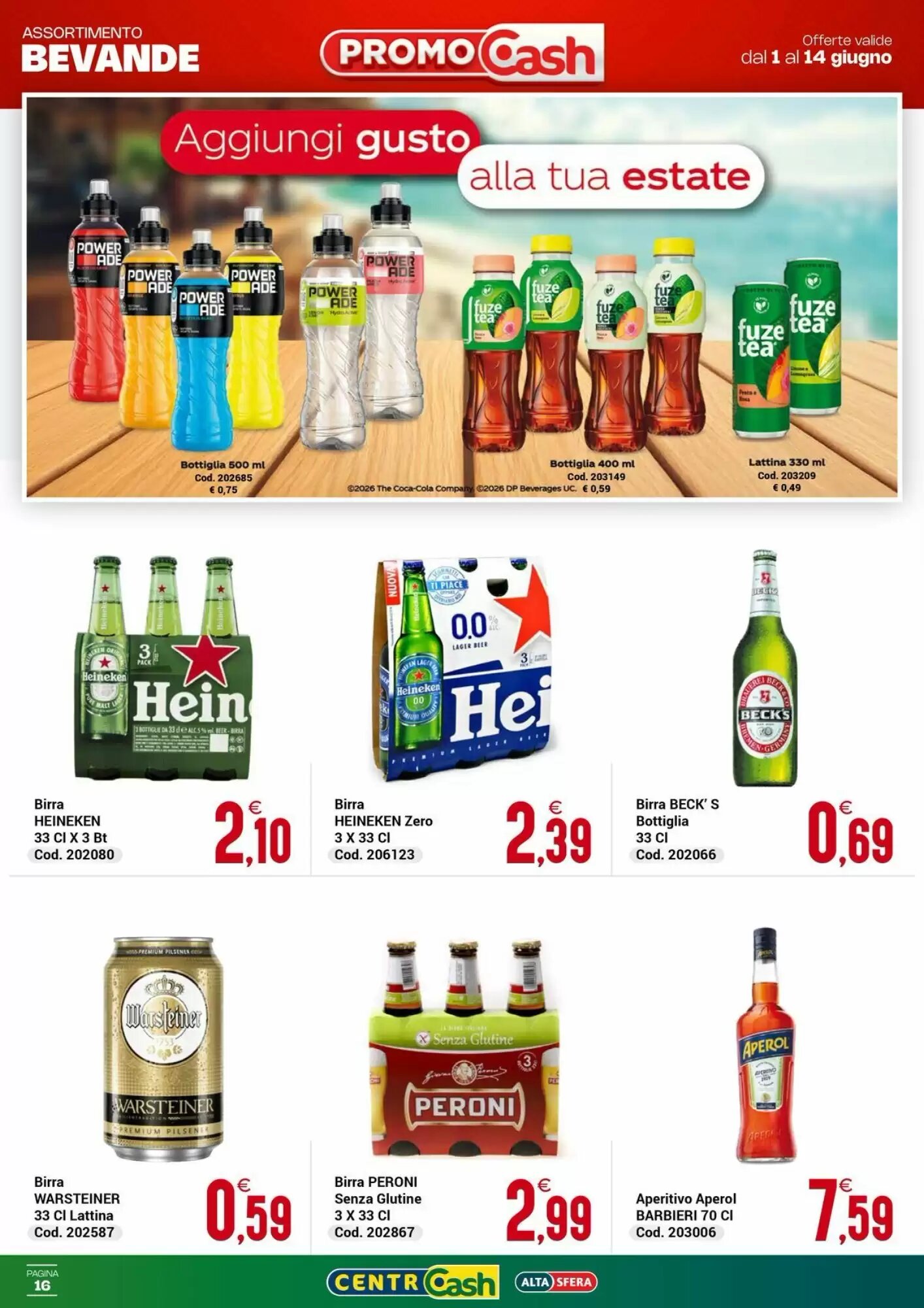 Volantino promozionale Centro Cash  valide dal 01/06/2026 - Pagina 16.