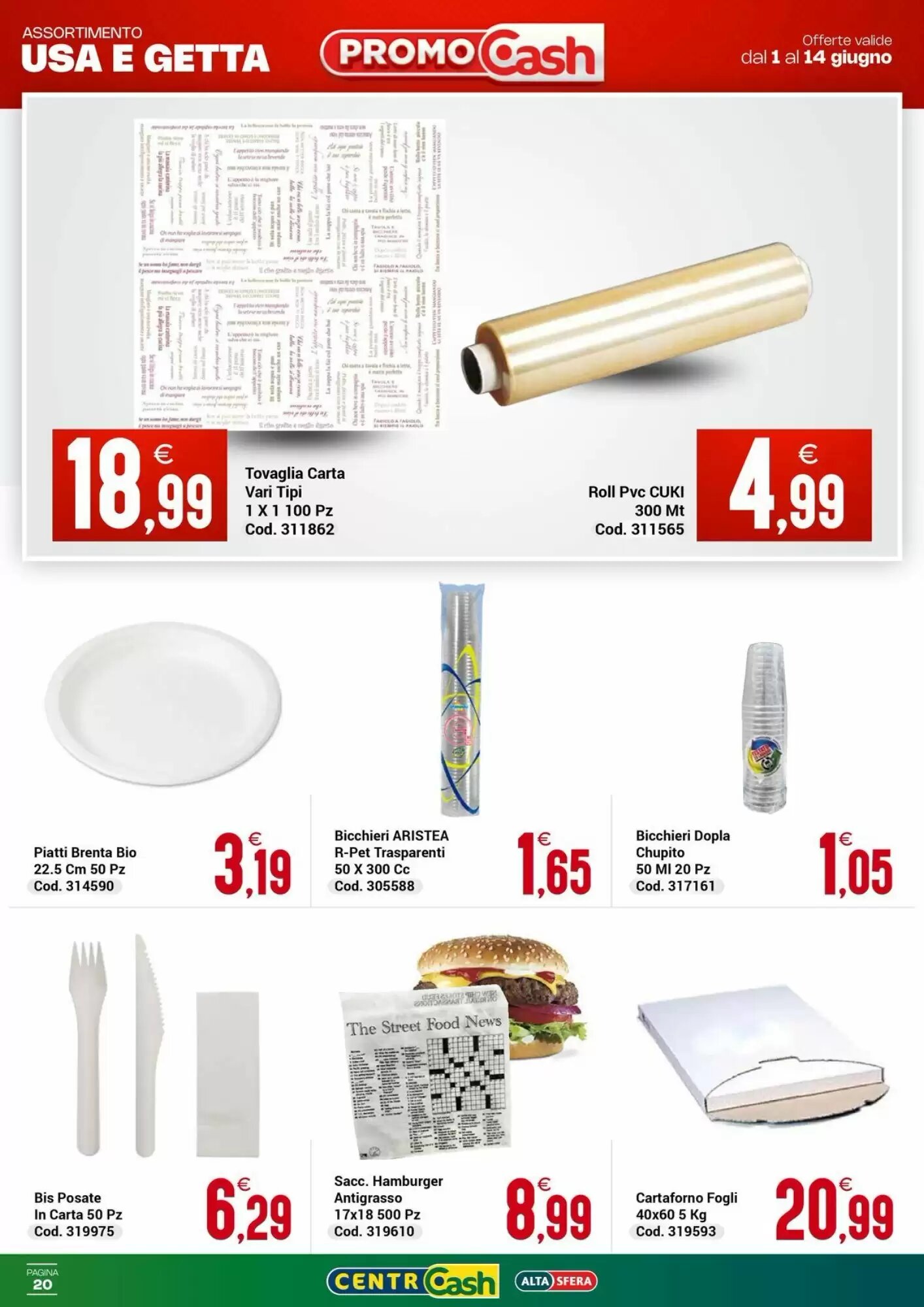 Volantino promozionale Centro Cash  valide dal 01/06/2026 - Pagina 20.
