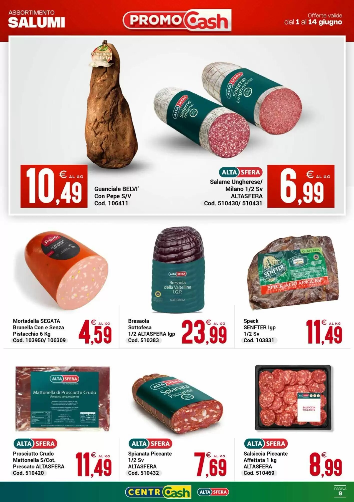 Volantino promozionale Centro Cash  valide dal 01/06/2026 - Pagina 9.