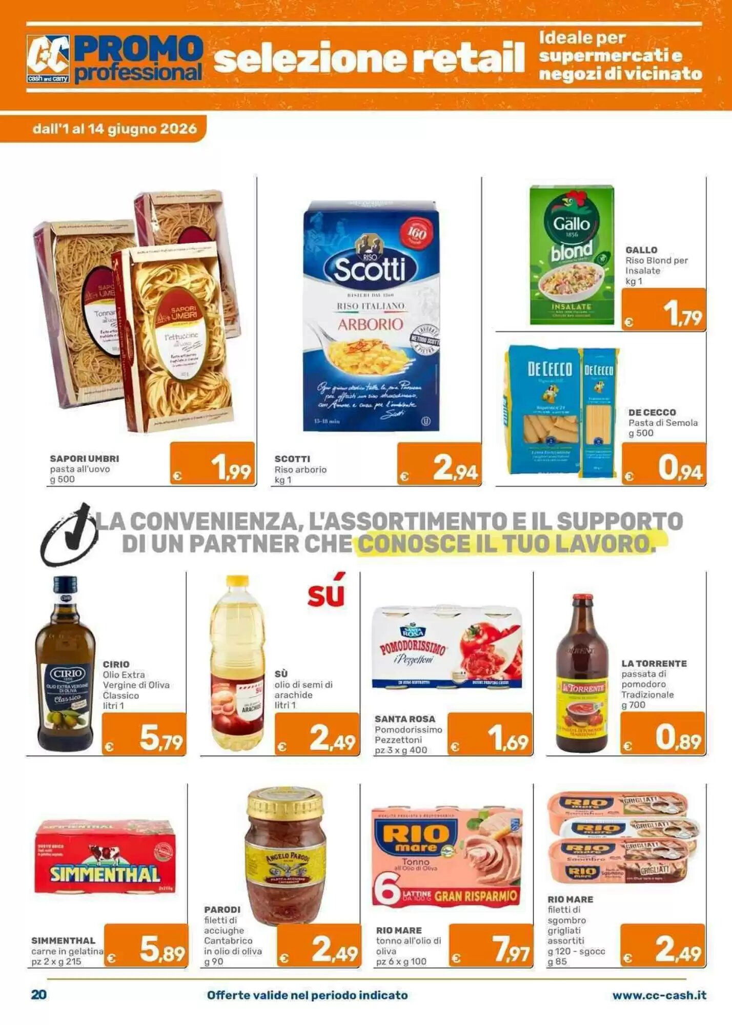 Volantino promozionale C+C Cash and Carry  valide dal 01/06/2026 - Pagina 20.