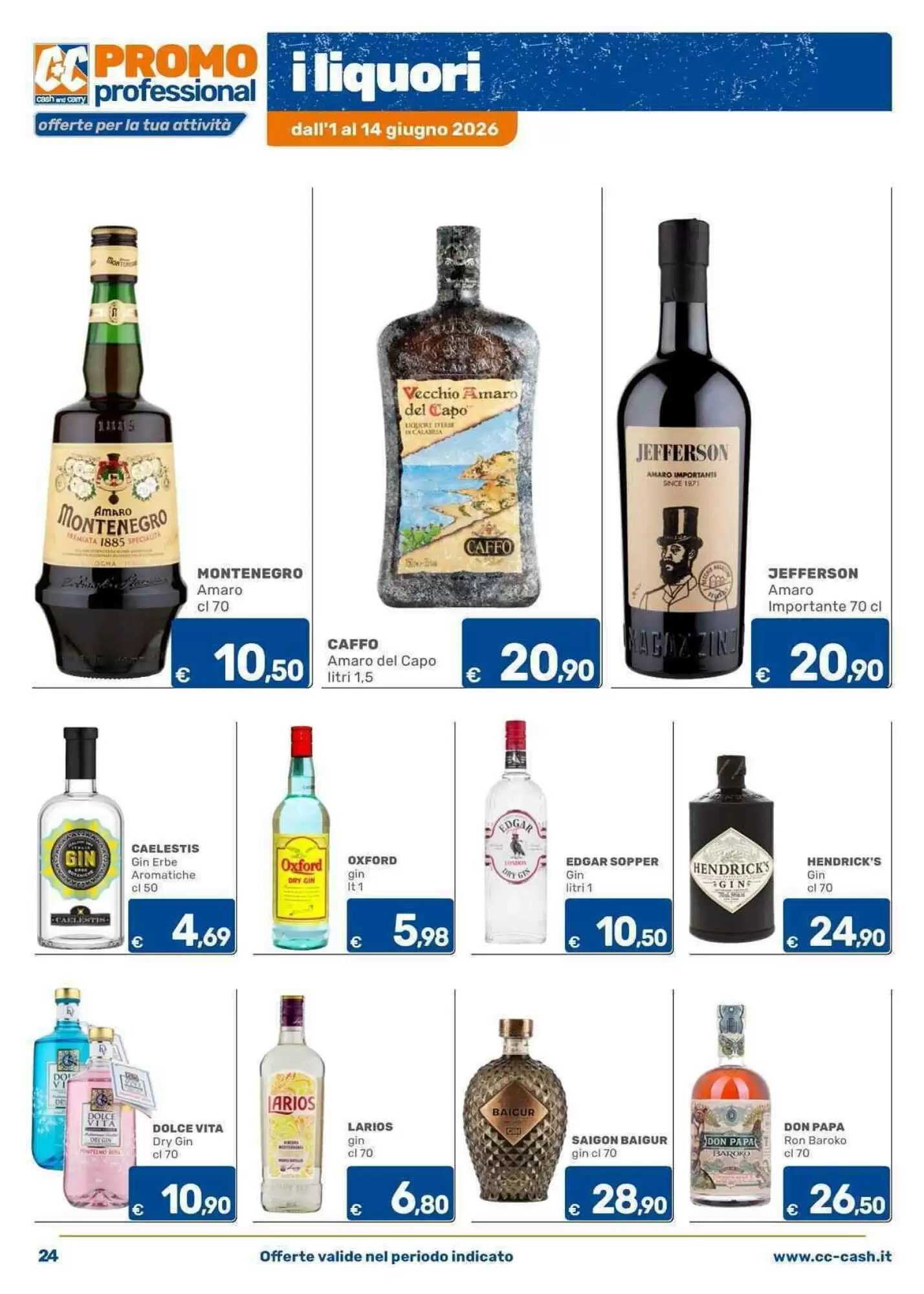 Volantino promozionale C+C Cash and Carry  valide dal 01/06/2026 - Pagina 24.