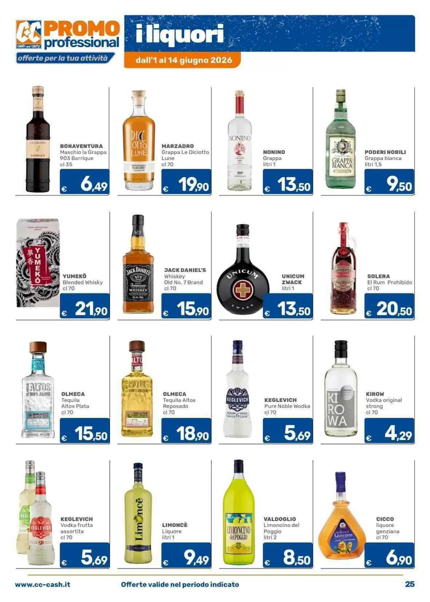 Volantino promozionale C+C Cash and Carry  valide dal 01/06/2026 - Pagina 25.