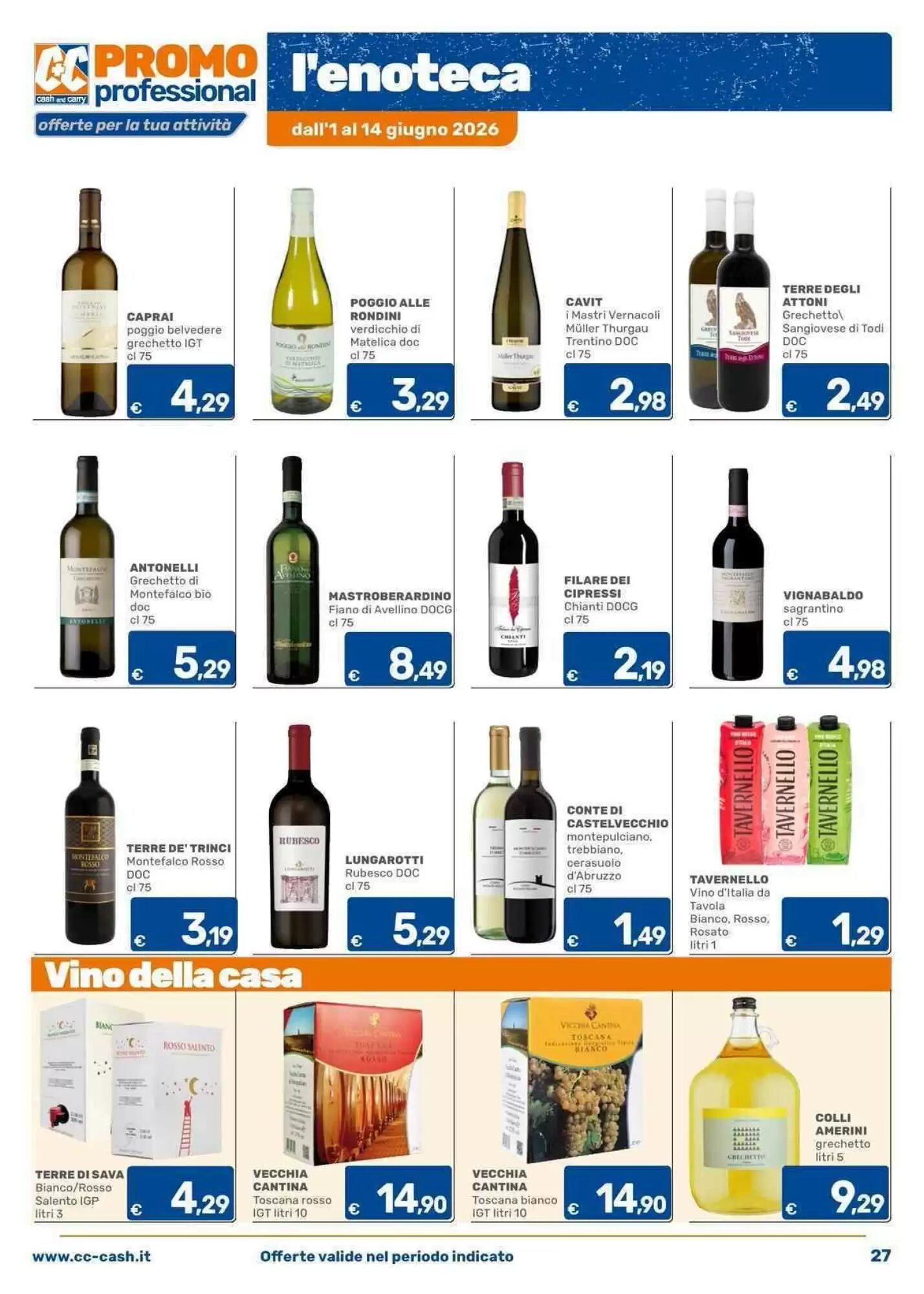 Volantino promozionale C+C Cash and Carry  valide dal 01/06/2026 - Pagina 27.