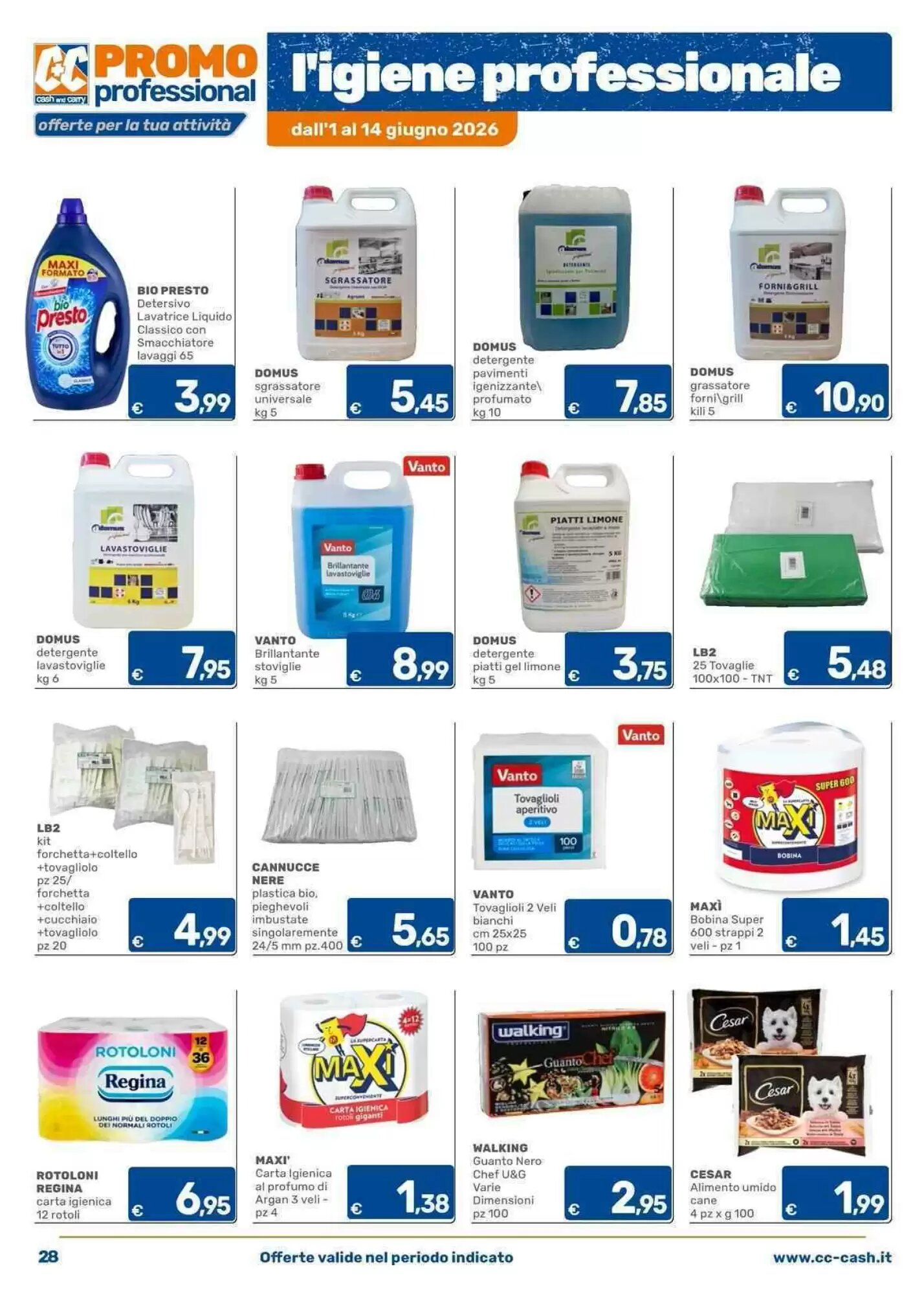 Volantino promozionale C+C Cash and Carry  valide dal 01/06/2026 - Pagina 28.