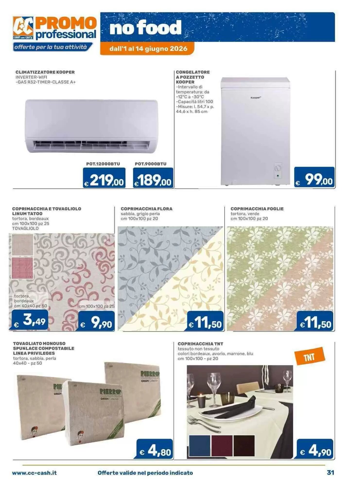 Volantino promozionale C+C Cash and Carry  valide dal 01/06/2026 - Pagina 31.