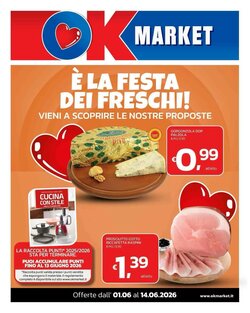 Volantino promozionale Ok Market valide dal 01/06/2026