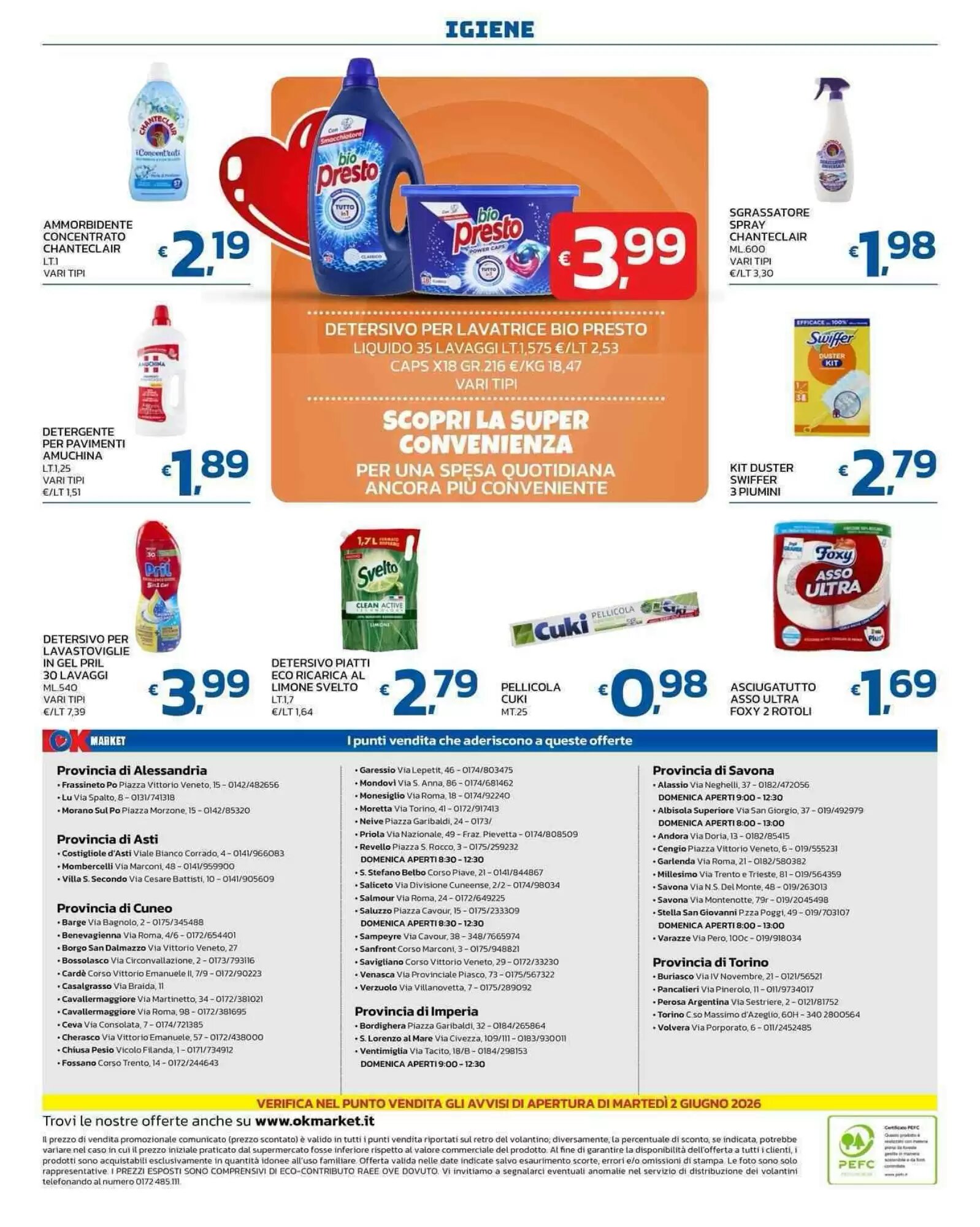 Volantino promozionale Ok Market  valide dal 01/06/2026 - Pagina 8.