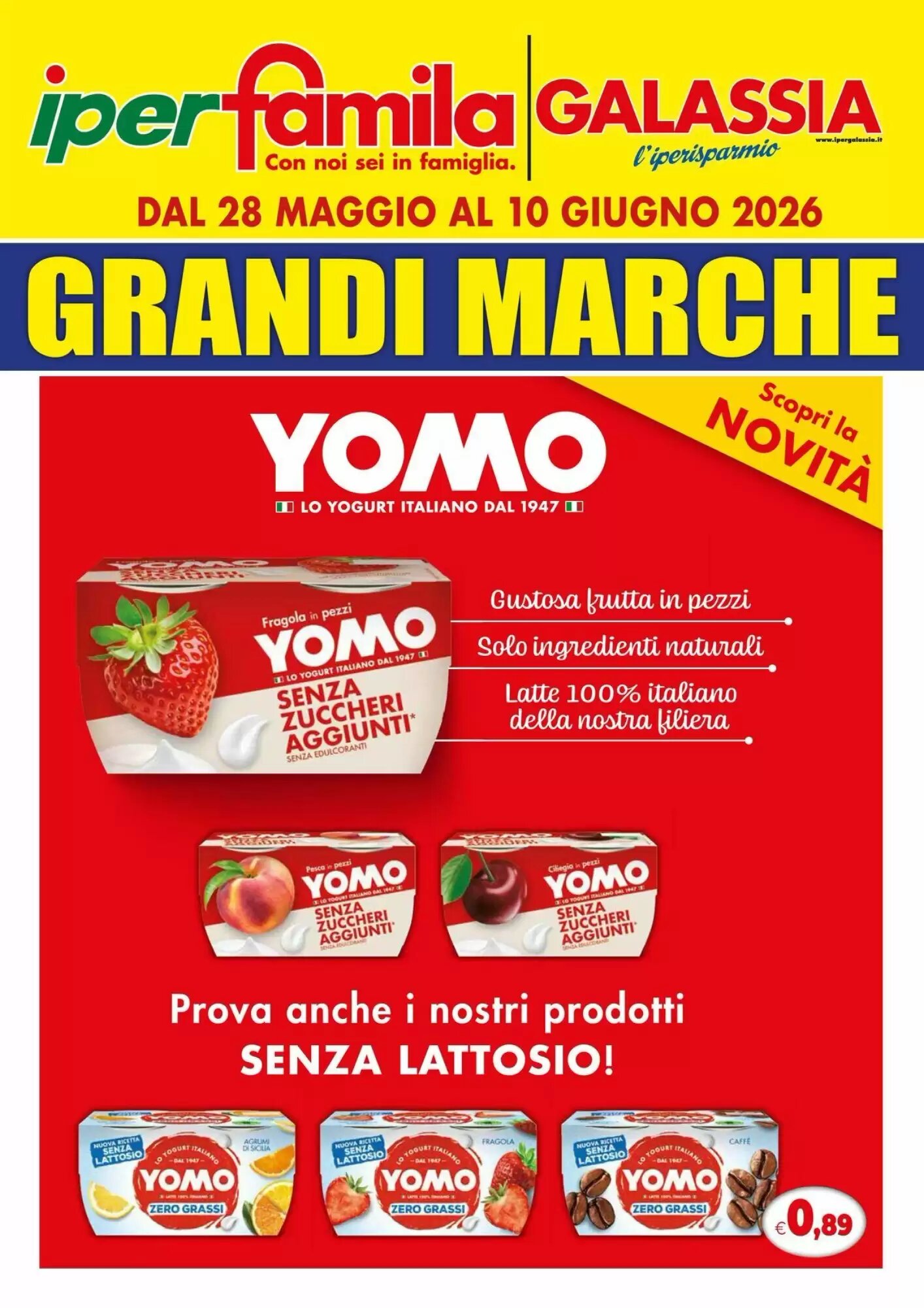 Volantino promozionale IperFamila  valide dal 01/06/2026 - Pagina 1.
