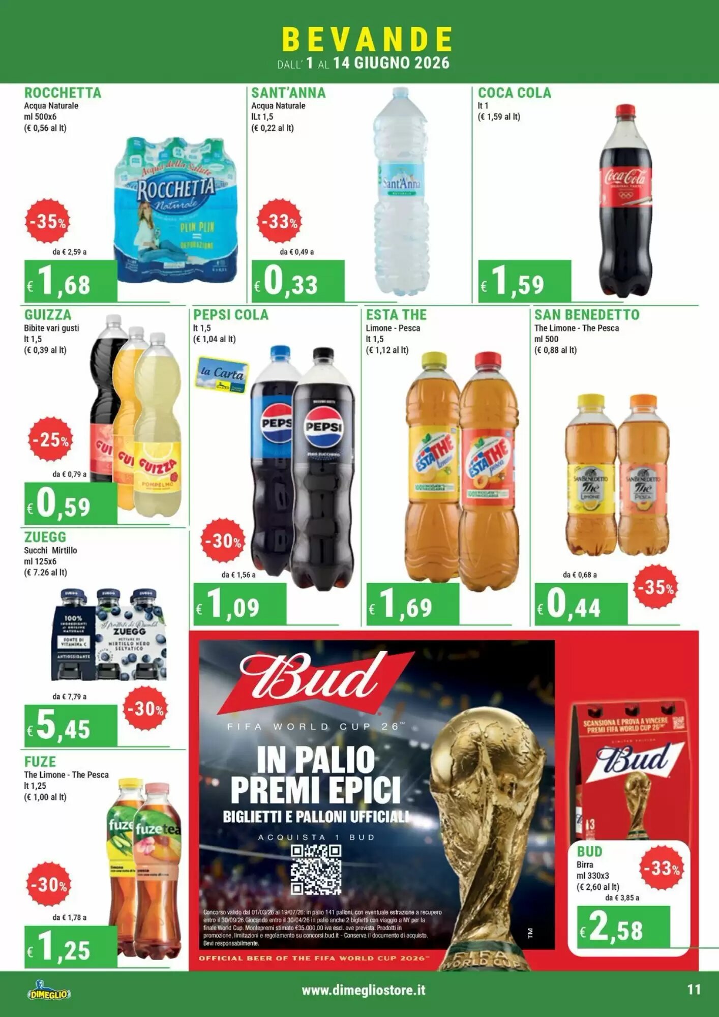 Volantino promozionale DiMeglio  valide dal 01/06/2026 - Pagina 11.
