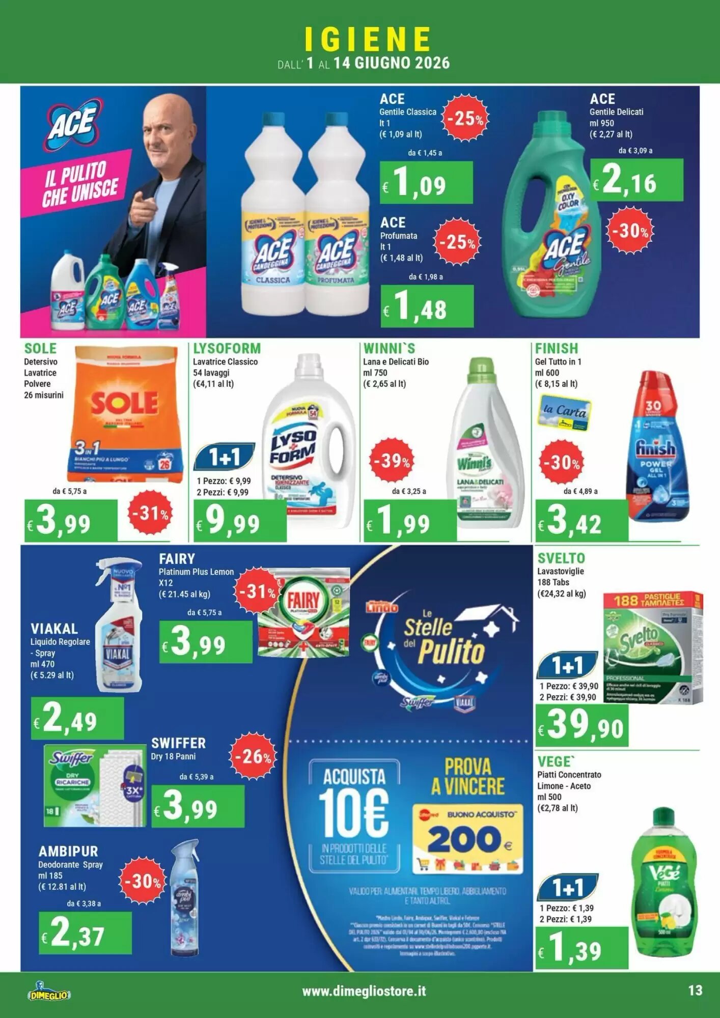 Volantino promozionale DiMeglio  valide dal 01/06/2026 - Pagina 13.
