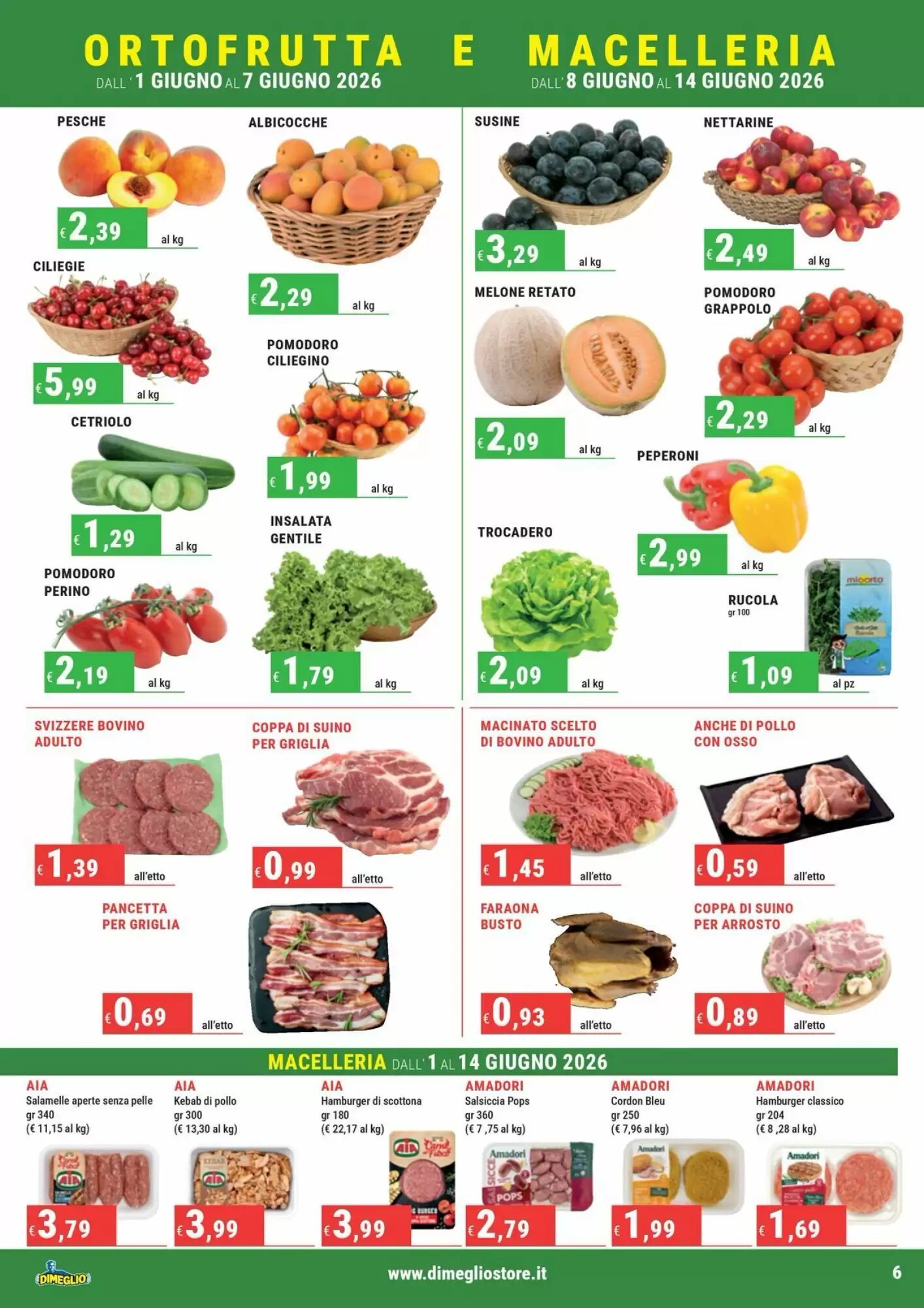 Volantino promozionale DiMeglio  valide dal 01/06/2026 - Pagina 6.