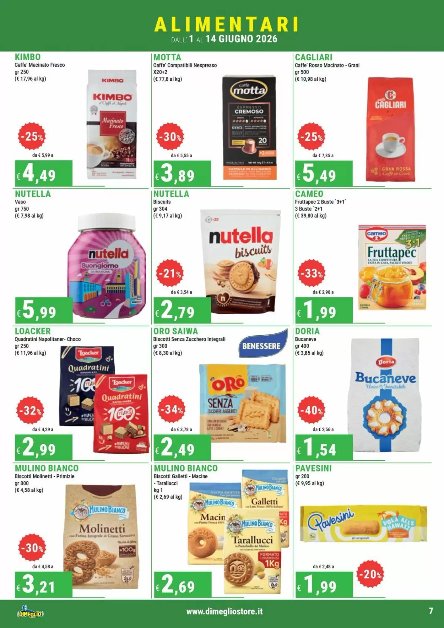 Volantino promozionale DiMeglio  valide dal 01/06/2026 - Pagina 7.
