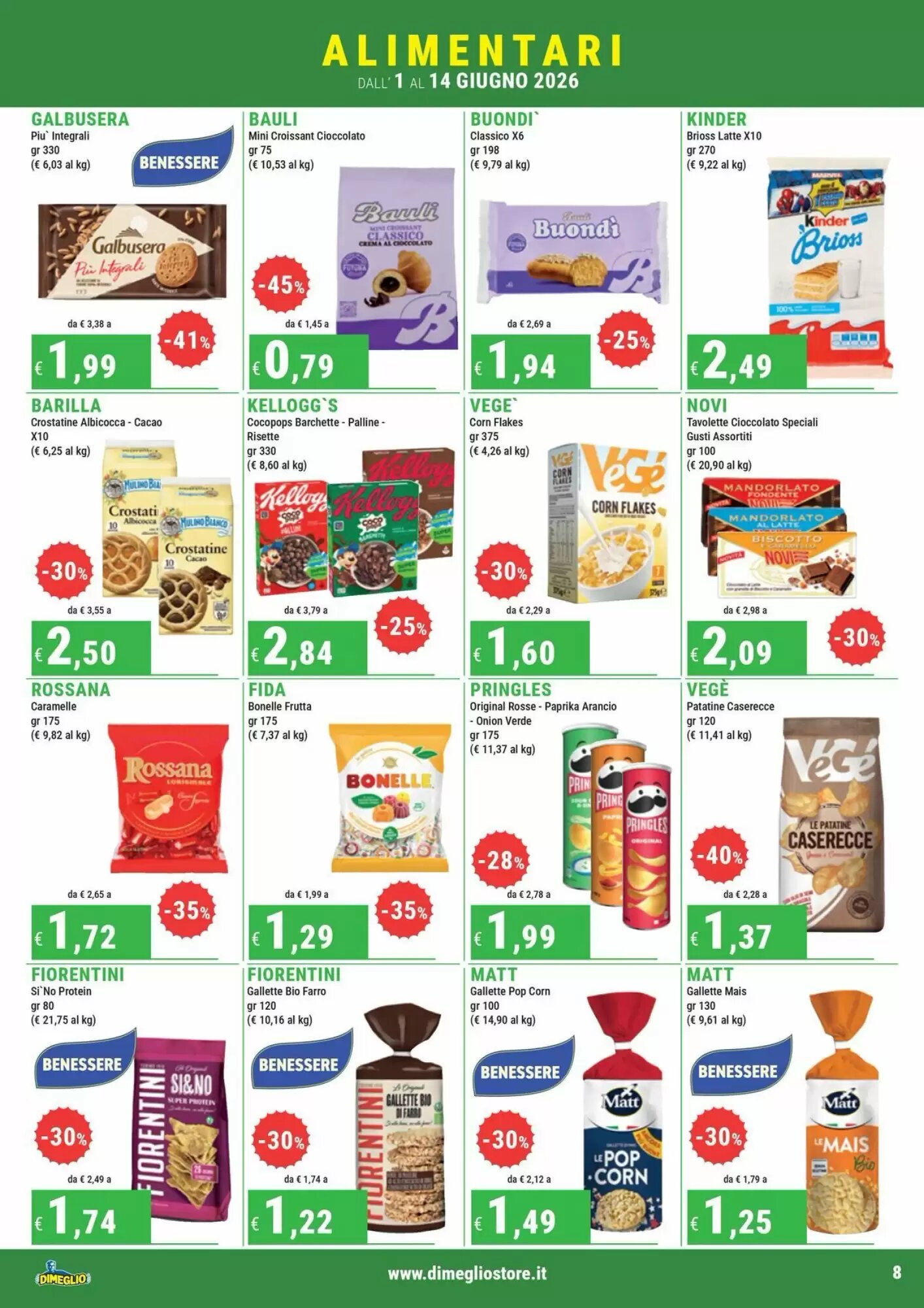 Volantino promozionale DiMeglio  valide dal 01/06/2026 - Pagina 8.