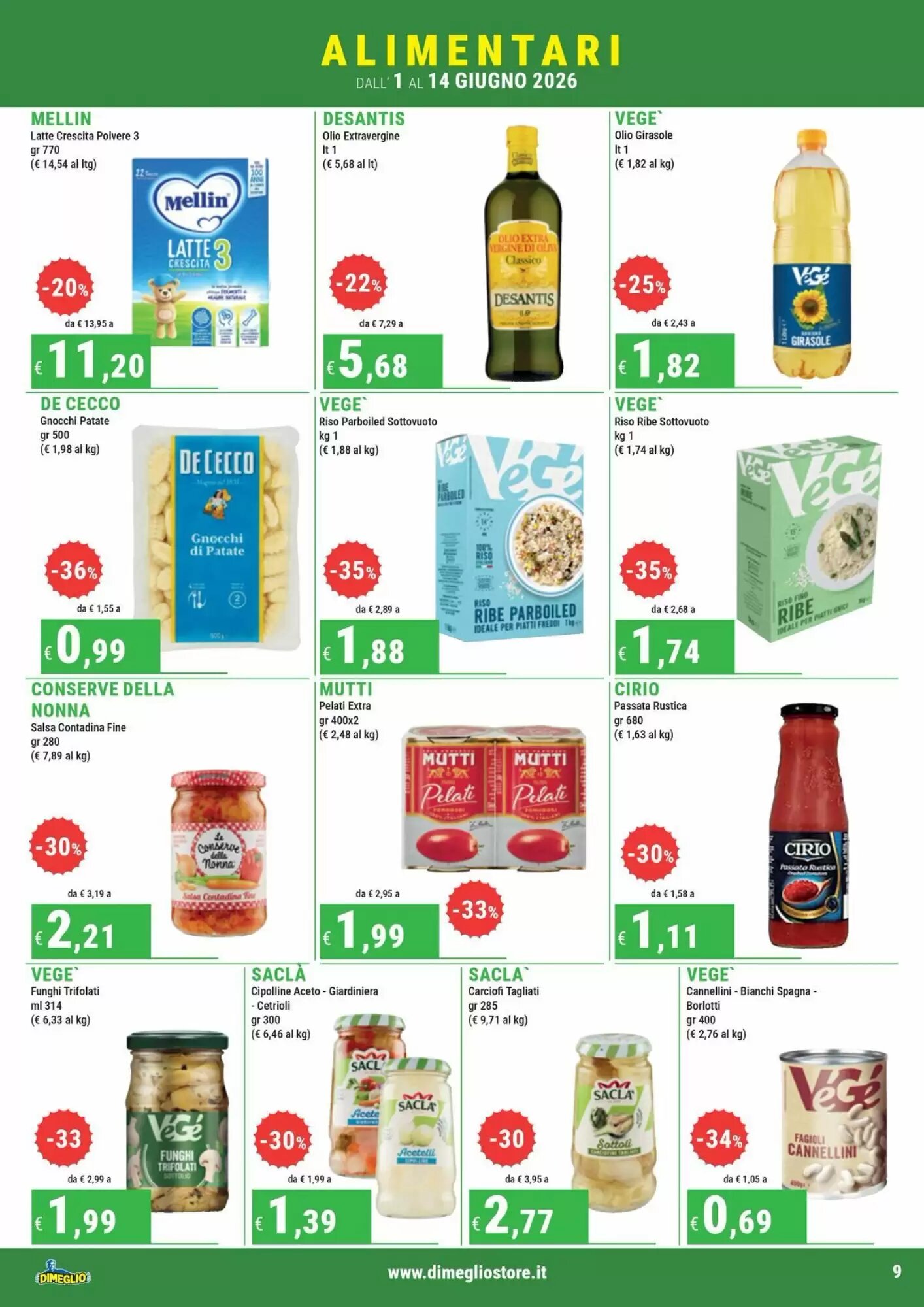 Volantino promozionale DiMeglio  valide dal 01/06/2026 - Pagina 9.