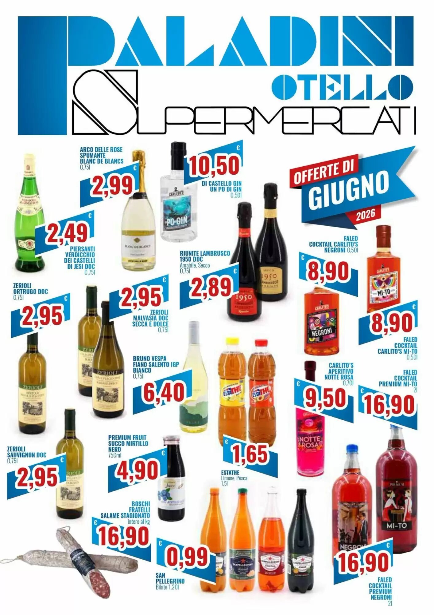Volantino promozionale Paladini Otello Supermercato  valide dal 01/06/2026 - Pagina 1.