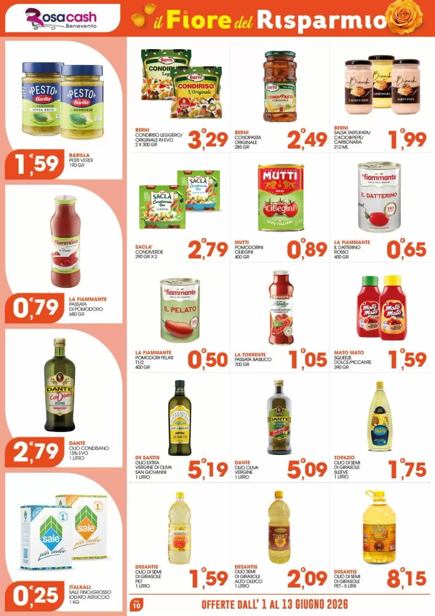Volantino promozionale Rosa Cash  valide dal 01/06/2026 - Pagina 10.