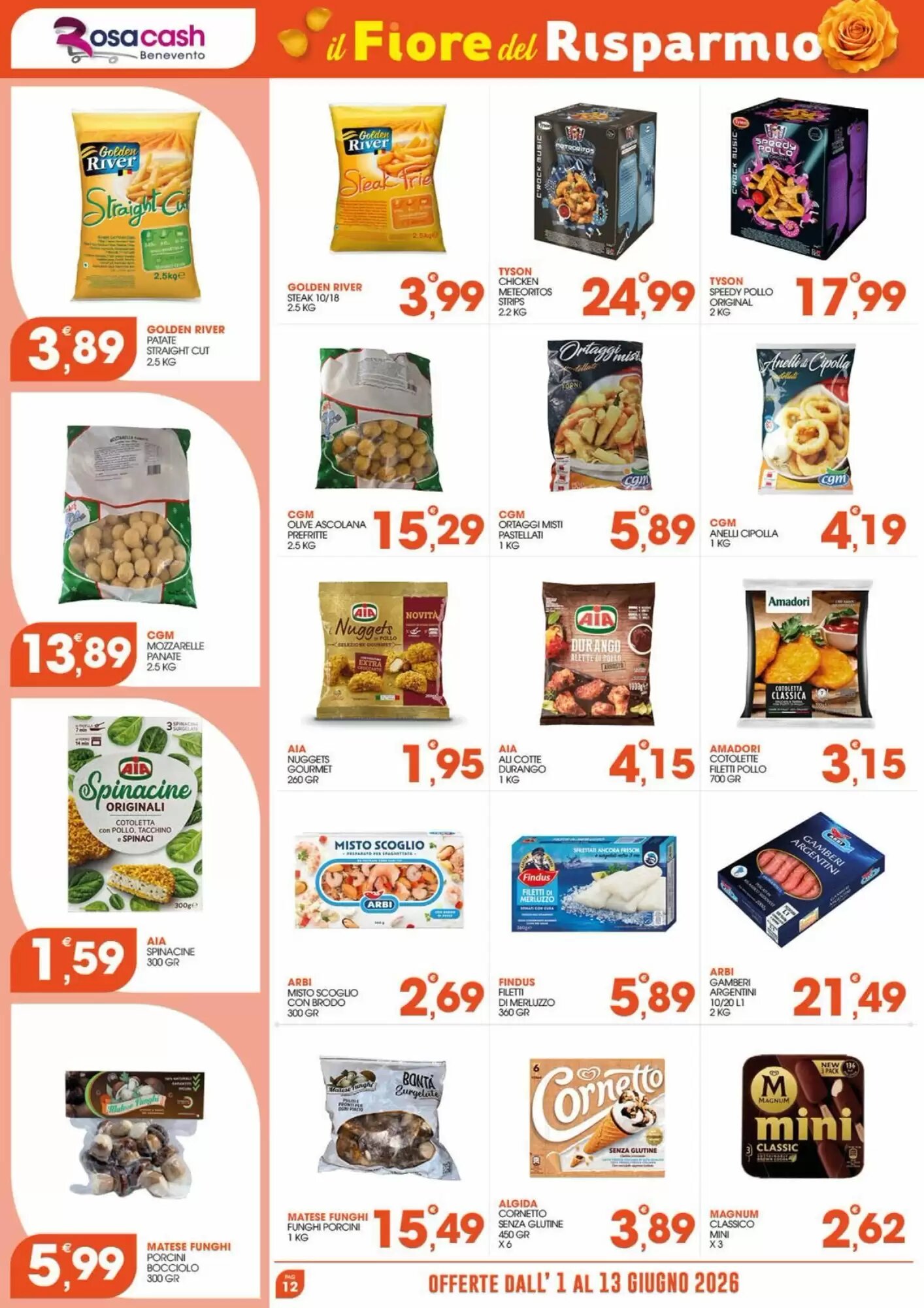 Volantino promozionale Rosa Cash  valide dal 01/06/2026 - Pagina 12.