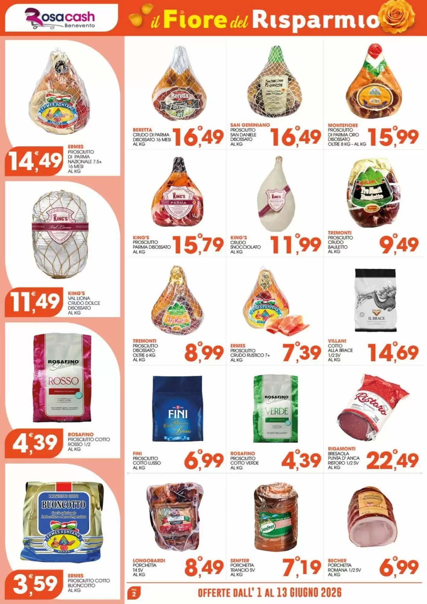 Volantino promozionale Rosa Cash  valide dal 01/06/2026 - Pagina 2.