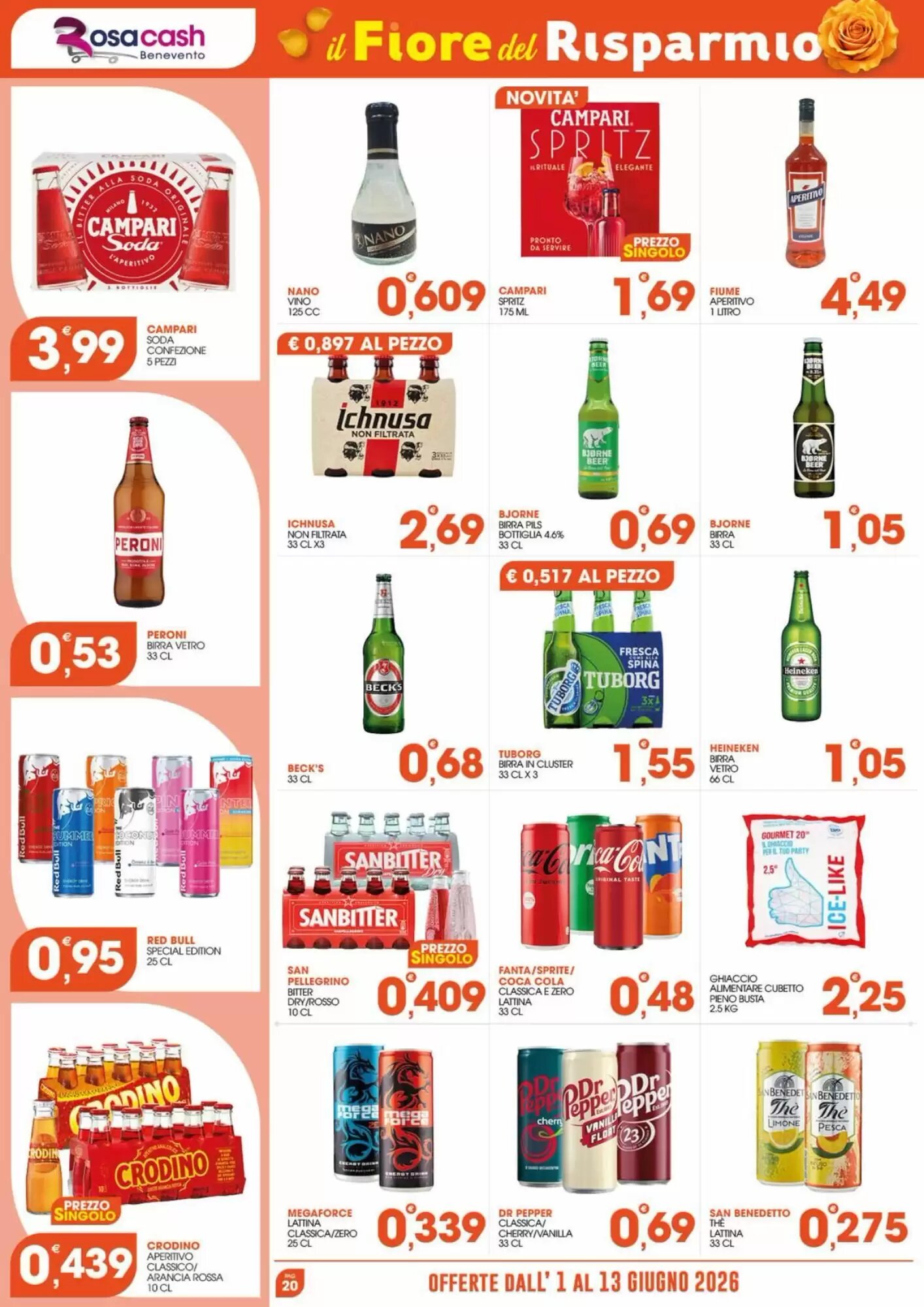 Volantino promozionale Rosa Cash  valide dal 01/06/2026 - Pagina 20.