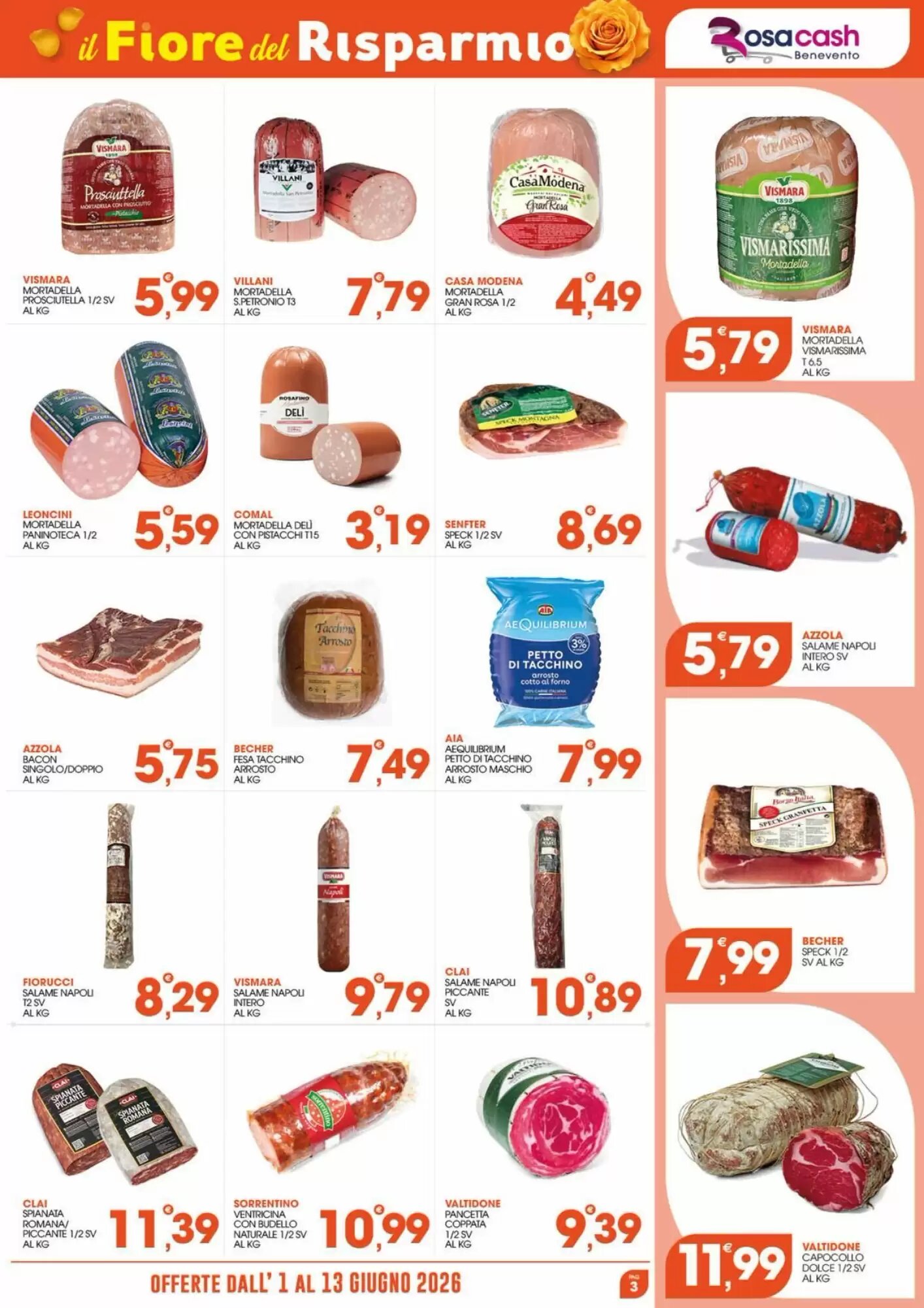 Volantino promozionale Rosa Cash  valide dal 01/06/2026 - Pagina 3.