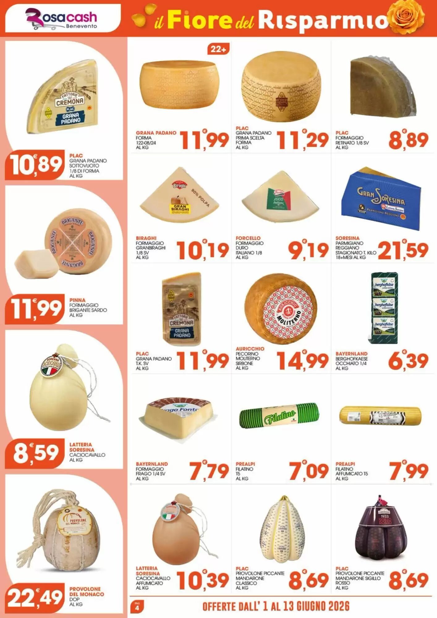 Volantino promozionale Rosa Cash  valide dal 01/06/2026 - Pagina 4.