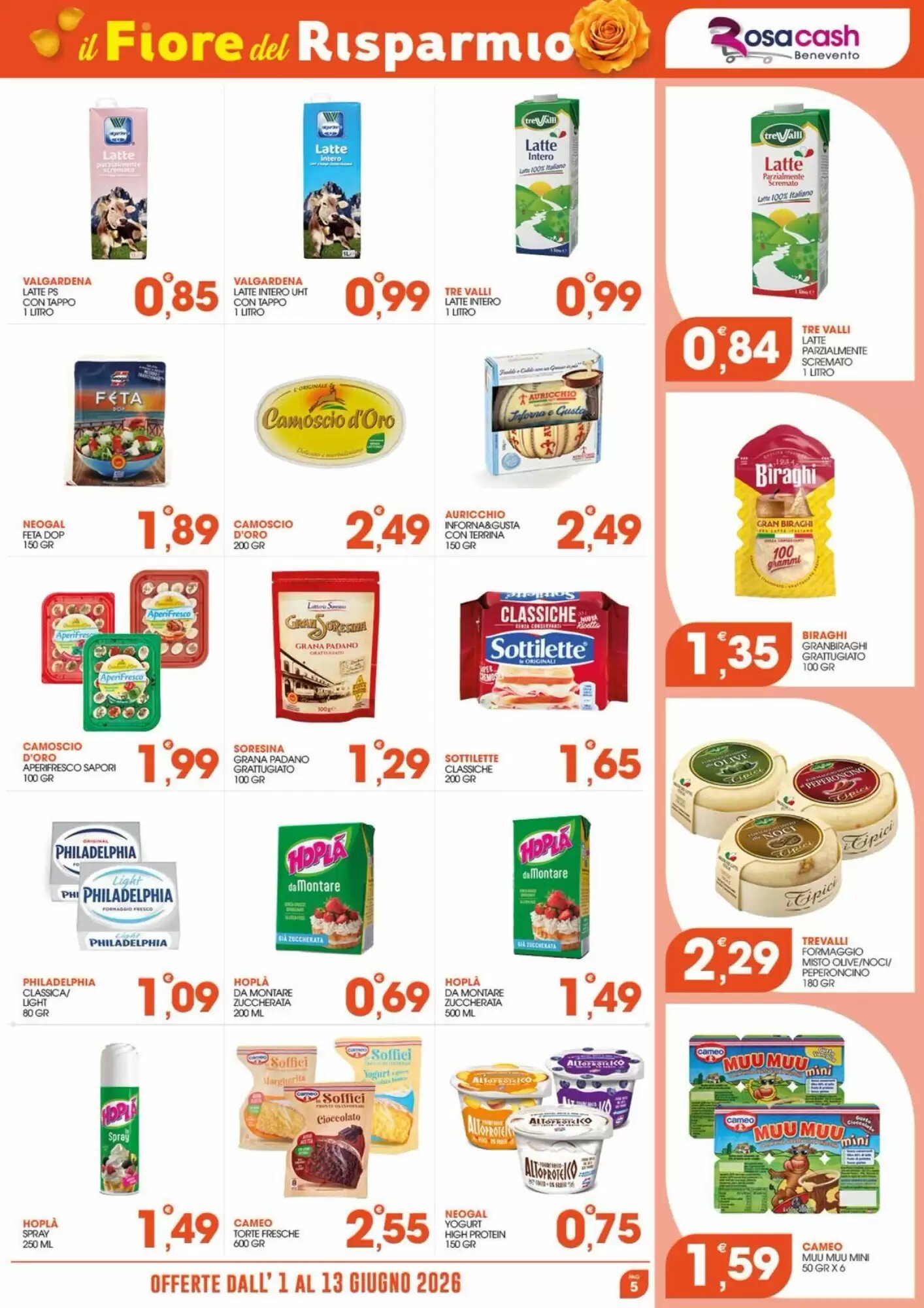 Volantino promozionale Rosa Cash  valide dal 01/06/2026 - Pagina 5.
