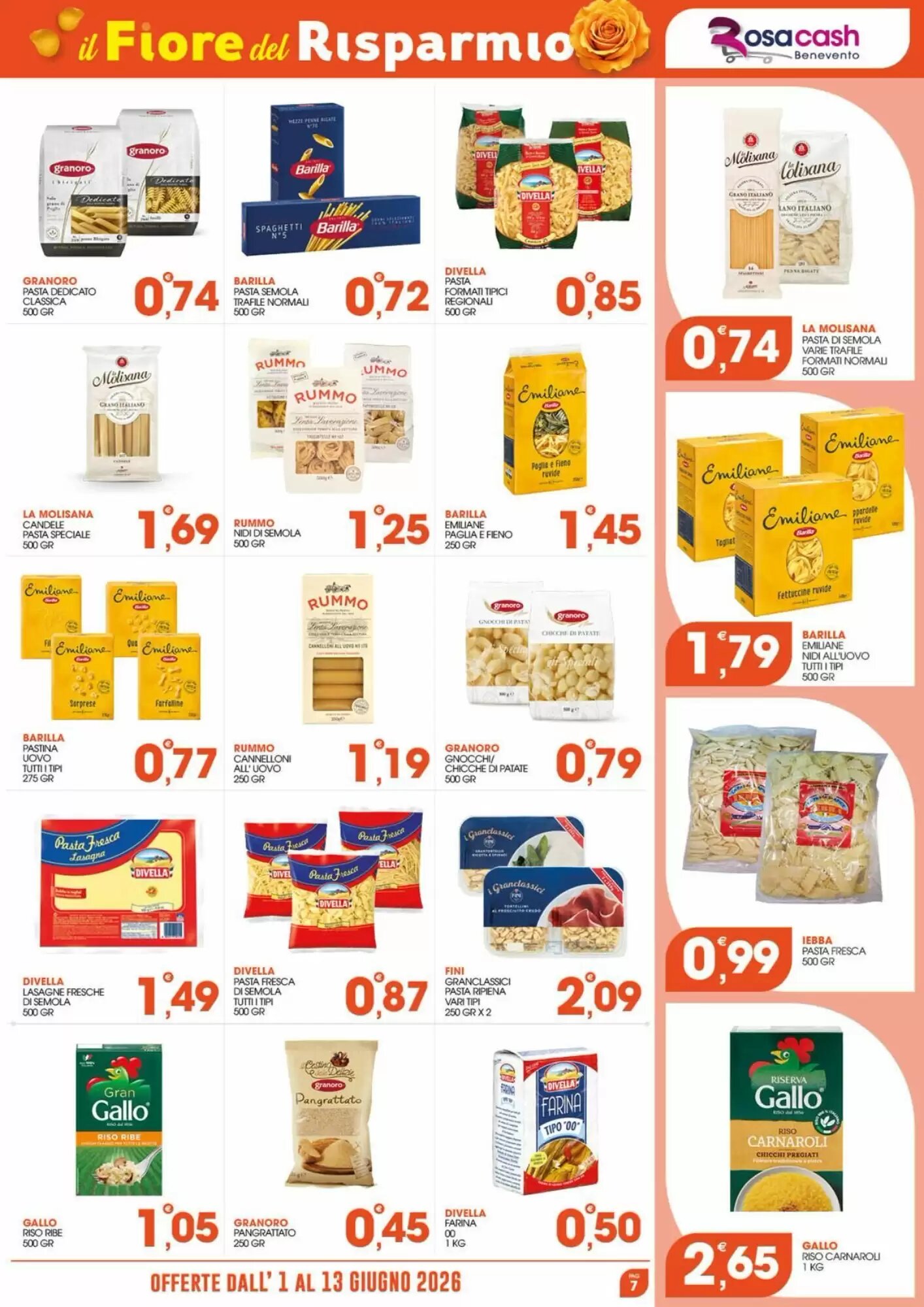 Volantino promozionale Rosa Cash  valide dal 01/06/2026 - Pagina 7.