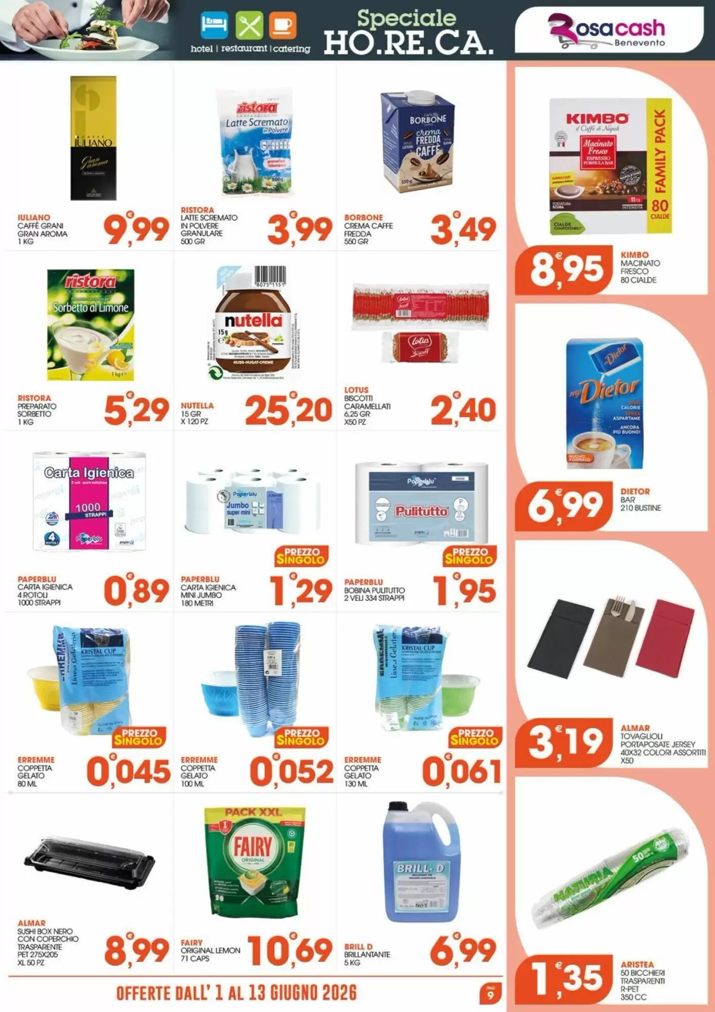 Volantino promozionale Rosa Cash  valide dal 01/06/2026 - Pagina 9.