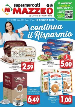 Volantino promozionale Mazzeo Supermercati  valide dal 01/06/2026
