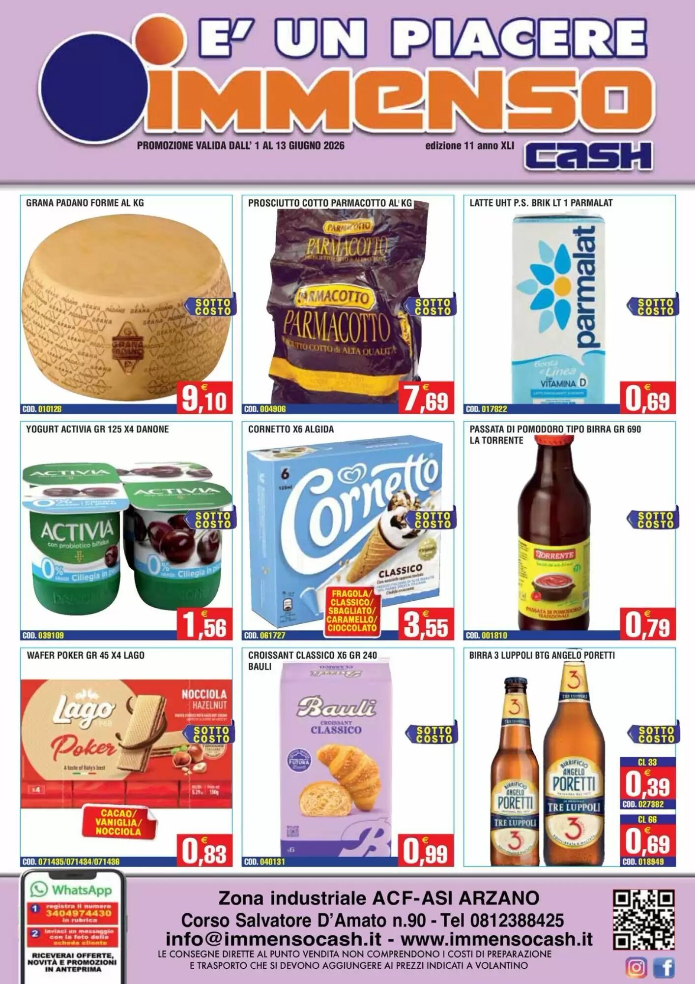 Volantino promozionale Immenso Cash  valide dal 01/06/2026 - Pagina 1.