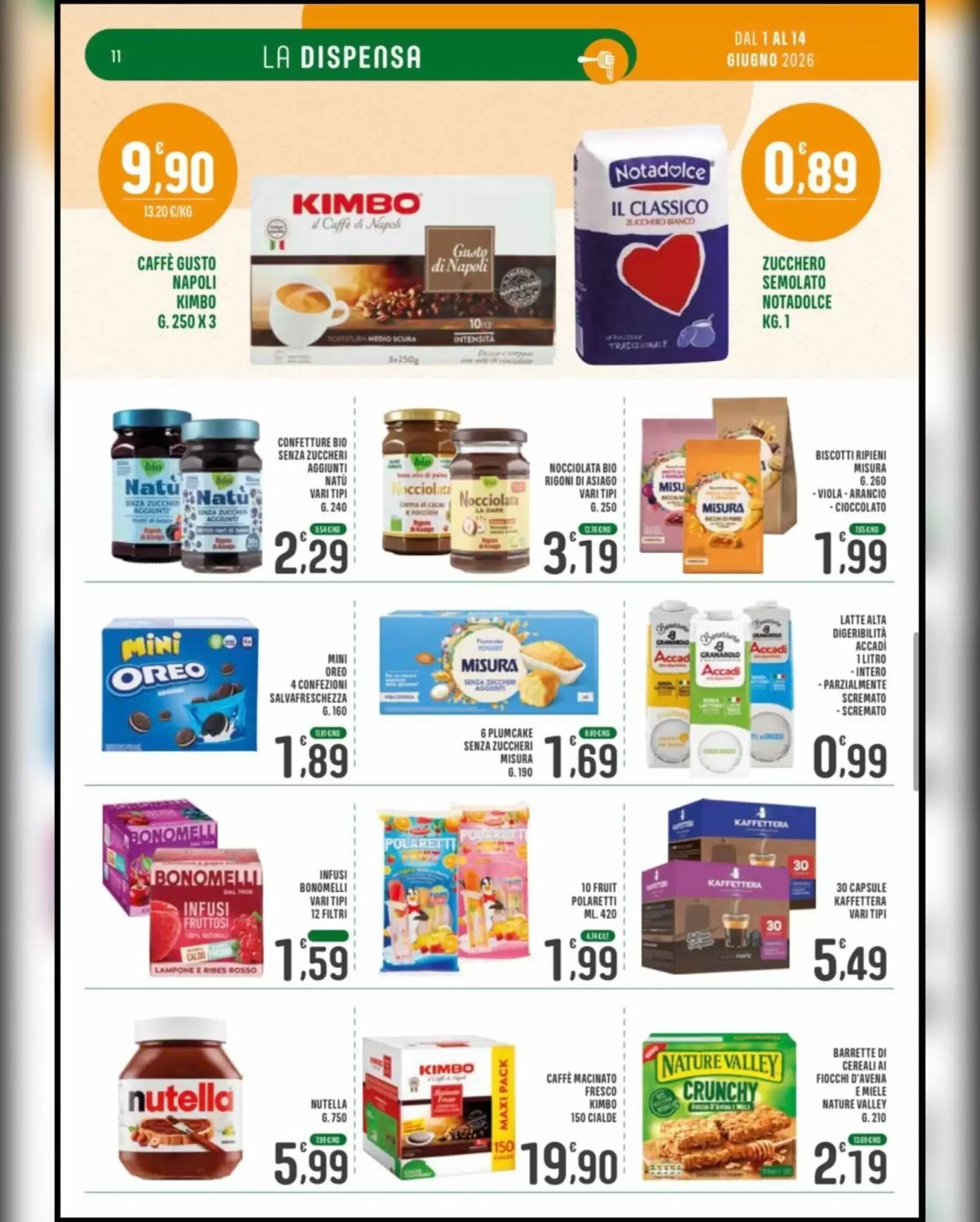 Volantino promozionale La Mimosa Supermercati  valide dal 01/06/2026 - Pagina 10.