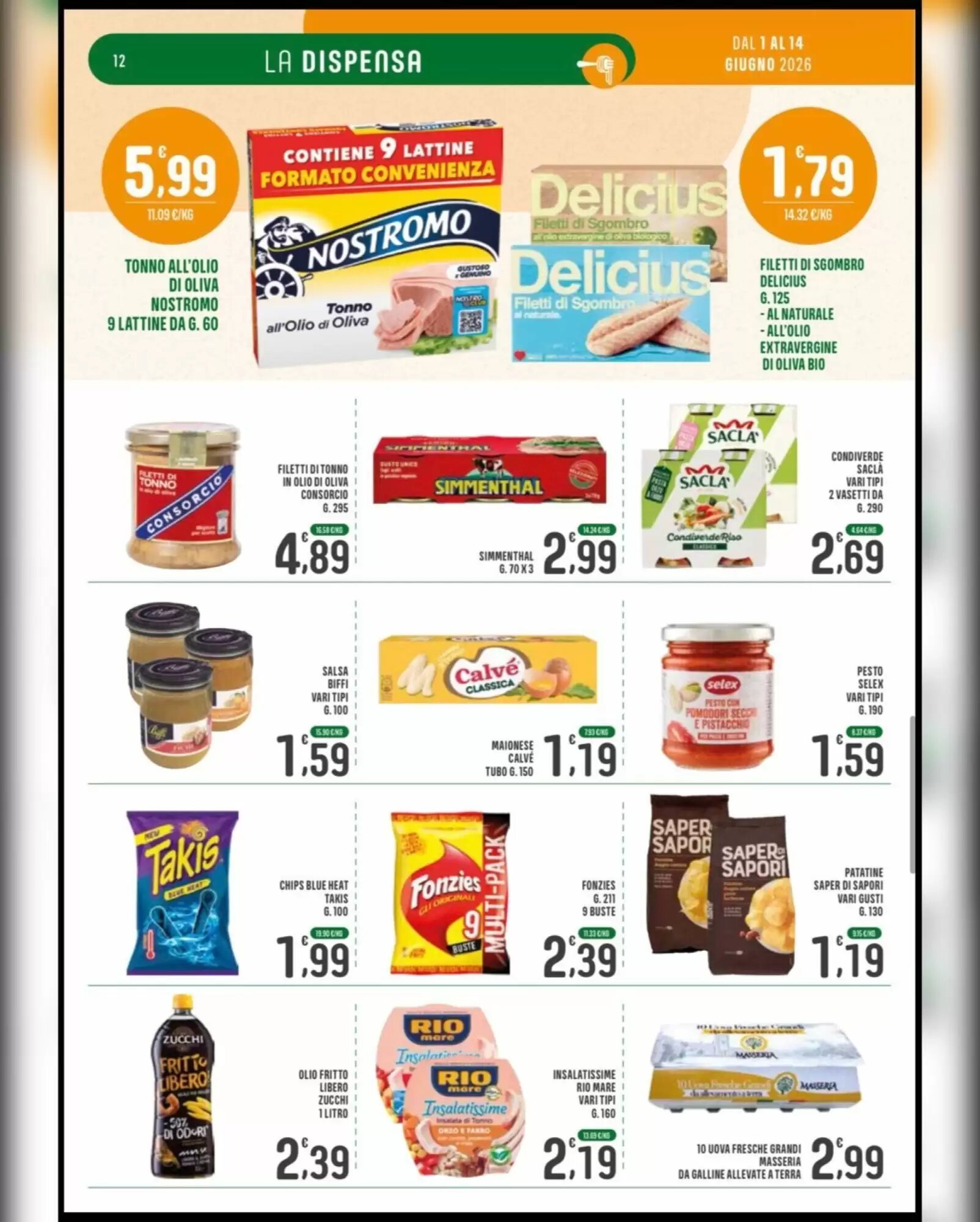 Volantino promozionale La Mimosa Supermercati  valide dal 01/06/2026 - Pagina 11.