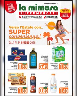 Volantino promozionale La Mimosa Supermercati  valide dal 01/06/2026