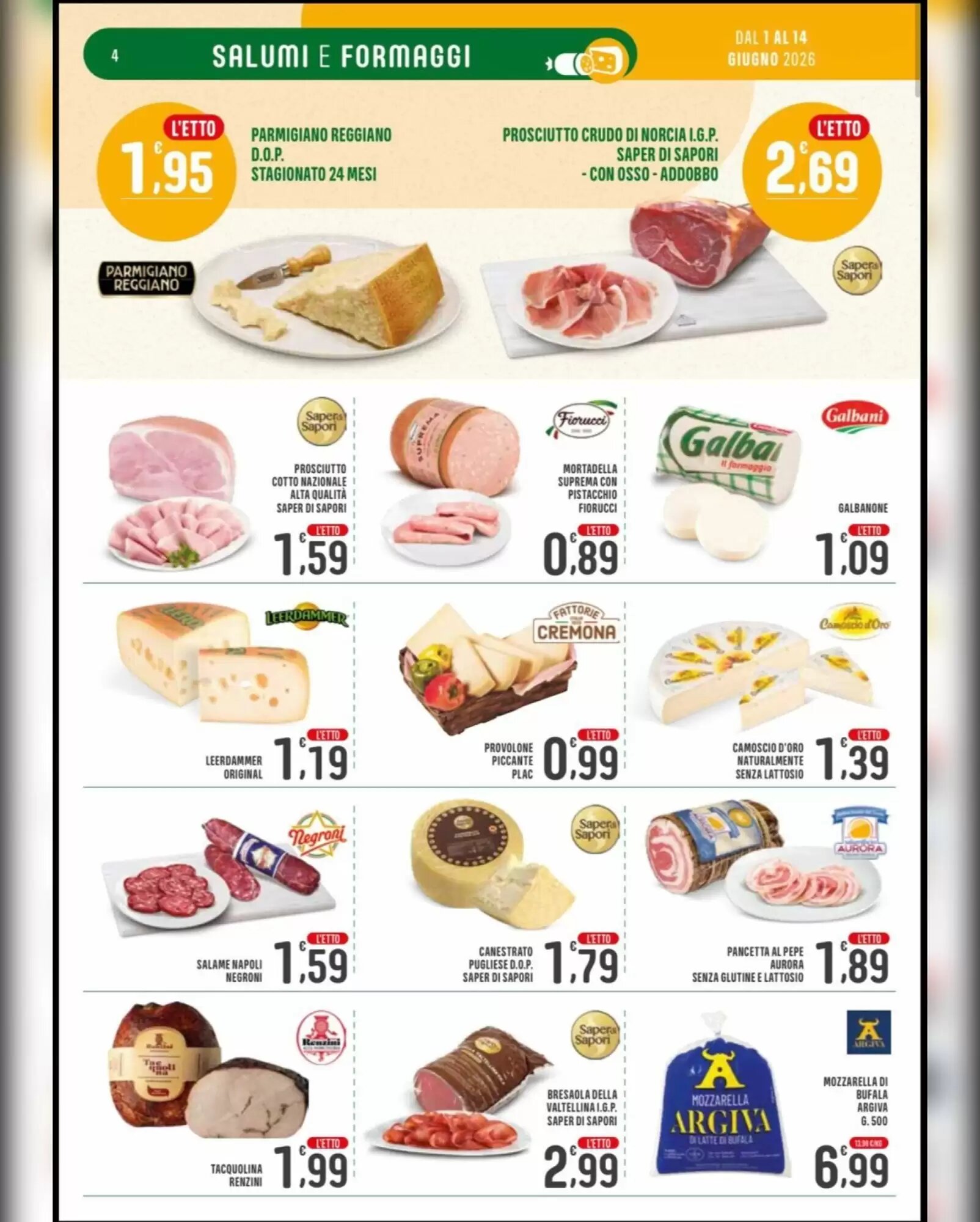 Volantino promozionale La Mimosa Supermercati  valide dal 01/06/2026 - Pagina 4.