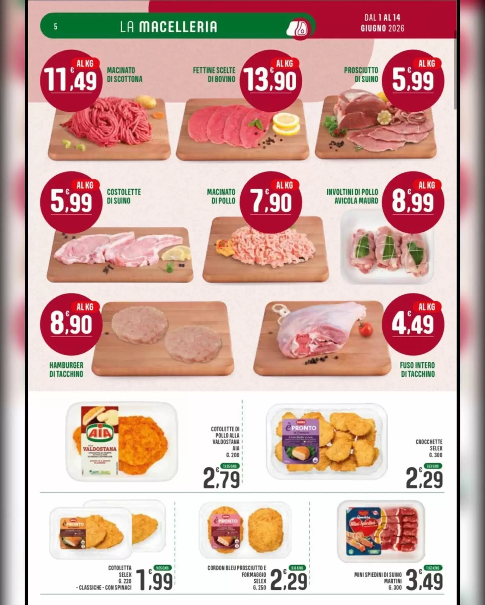 Volantino promozionale La Mimosa Supermercati  valide dal 01/06/2026 - Pagina 5.