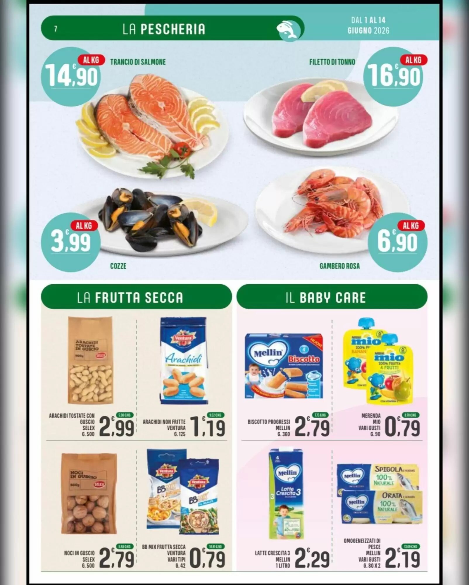 Volantino promozionale La Mimosa Supermercati  valide dal 01/06/2026 - Pagina 7.