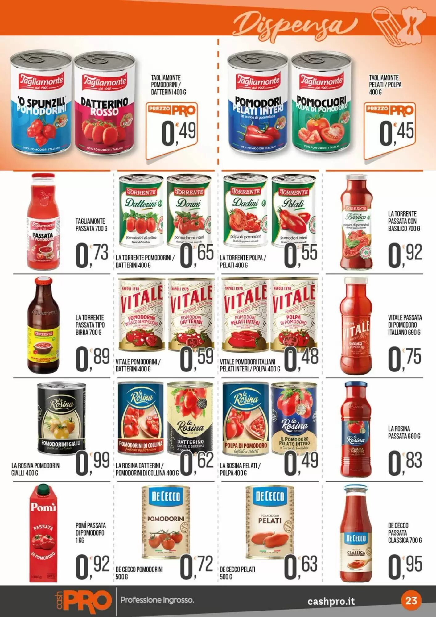 Volantino promozionale Cash pro  valide dal 01/06/2026 - Pagina 23.