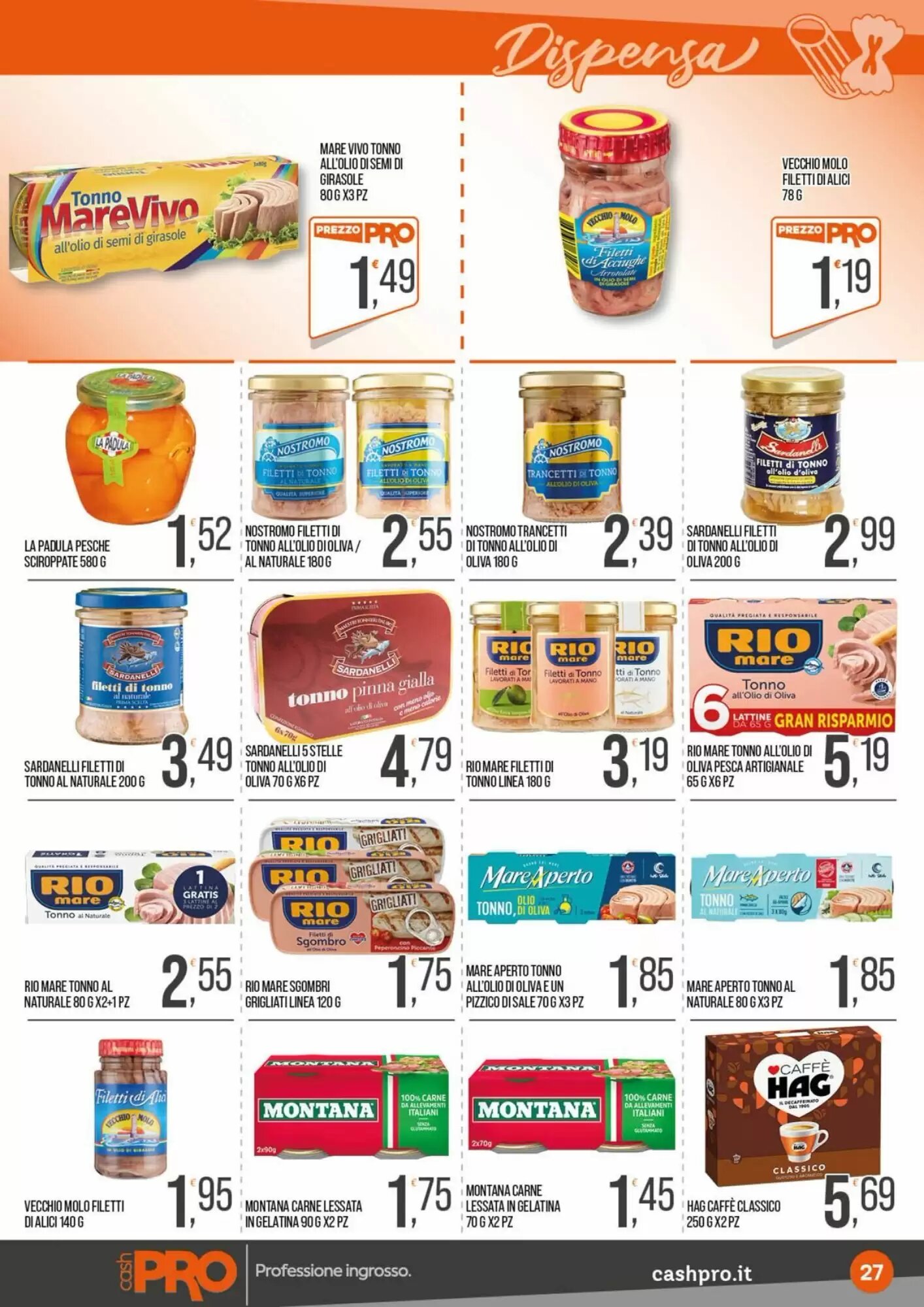 Volantino promozionale Cash pro  valide dal 01/06/2026 - Pagina 27.