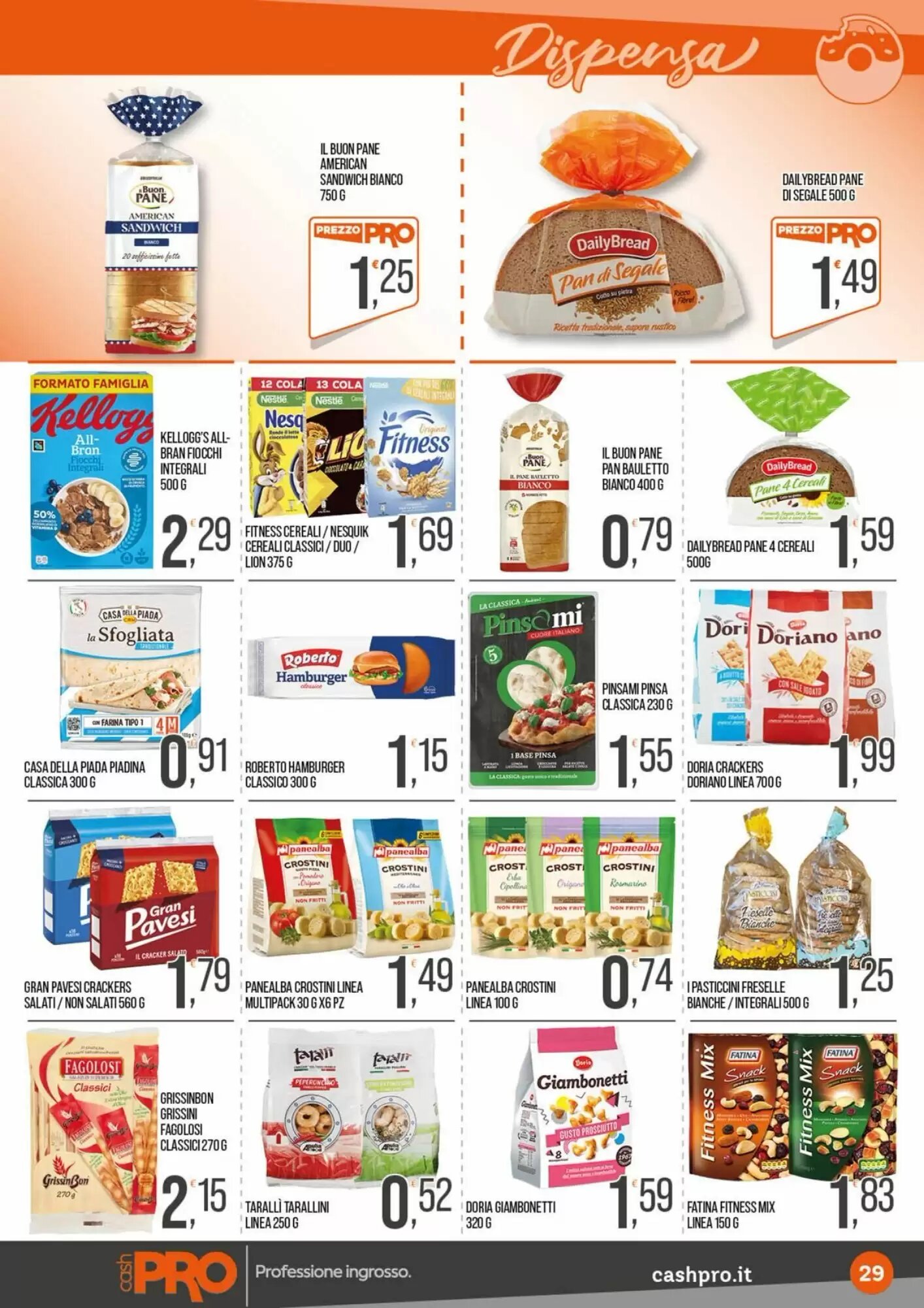 Volantino promozionale Cash pro  valide dal 01/06/2026 - Pagina 29.