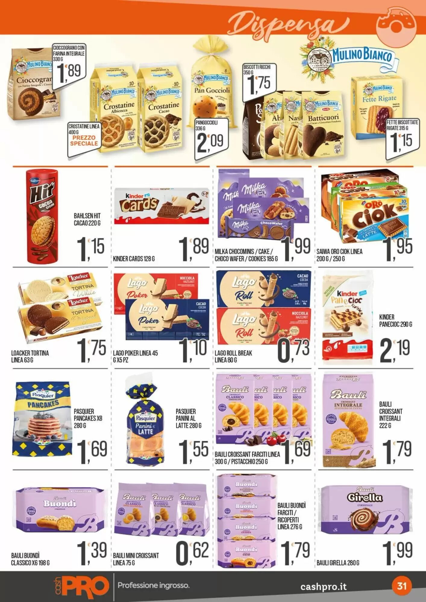 Volantino promozionale Cash pro  valide dal 01/06/2026 - Pagina 31.