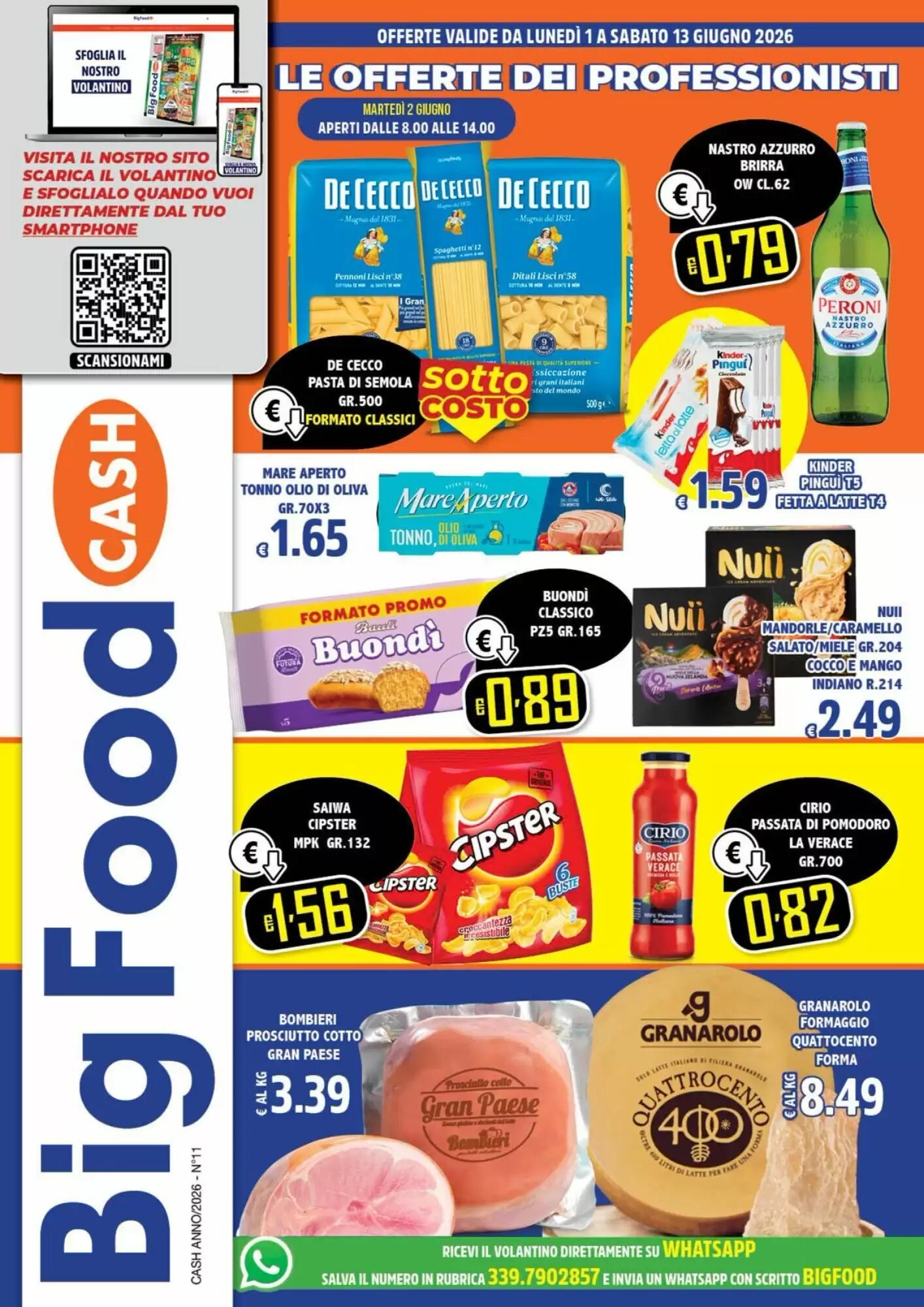Volantino promozionale Big Food  valide dal 01/06/2026 - Pagina 1.