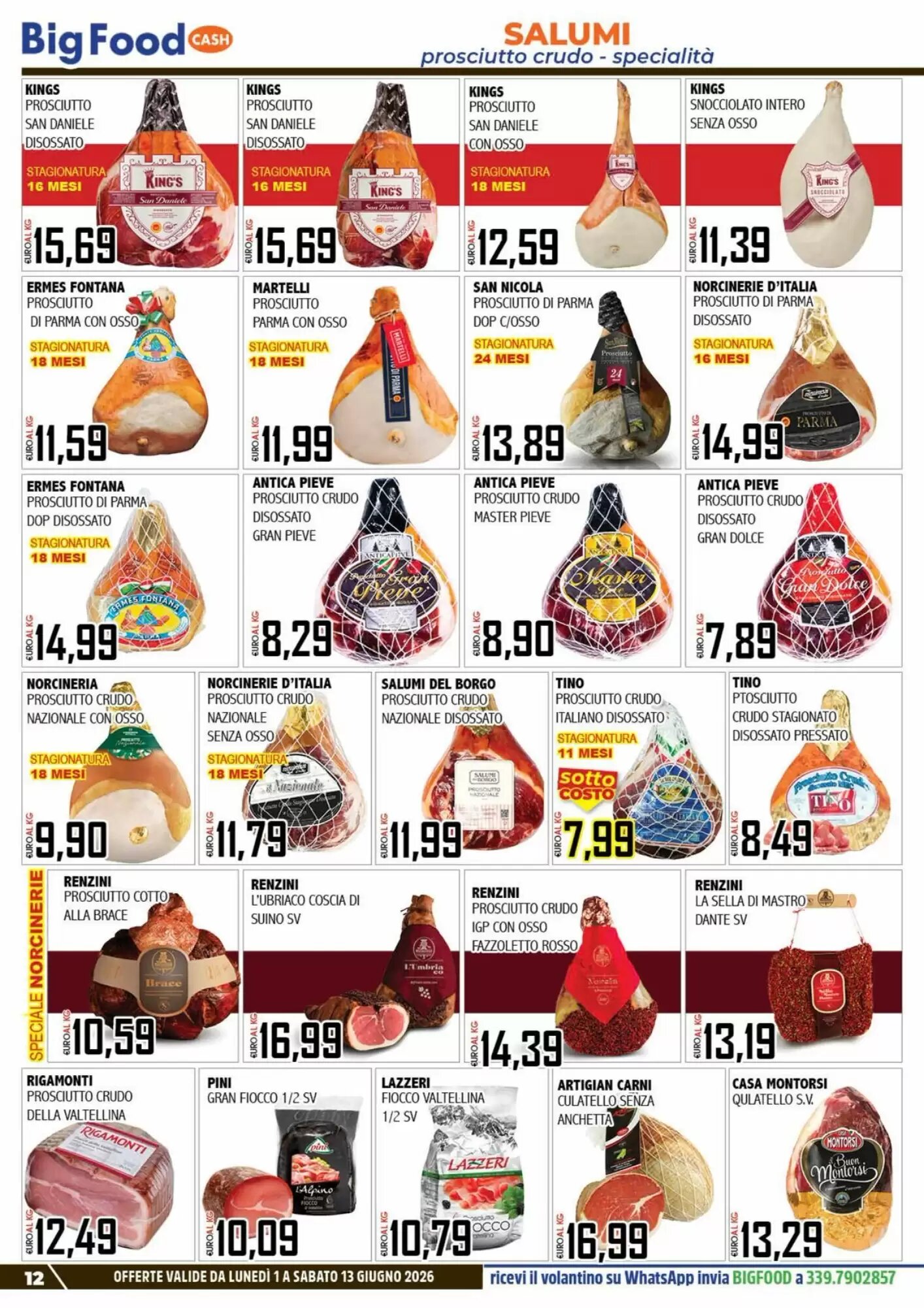 Volantino promozionale Big Food  valide dal 01/06/2026 - Pagina 12.