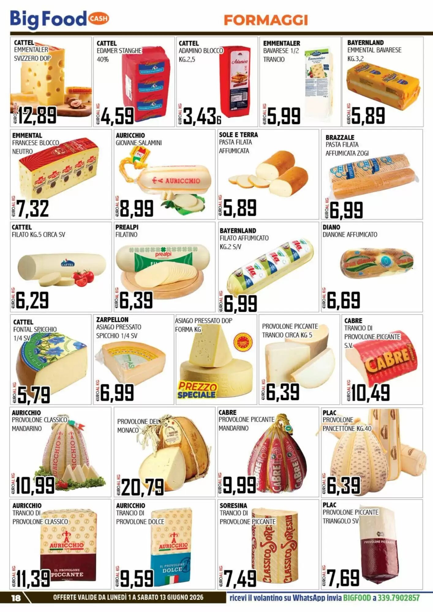 Volantino promozionale Big Food  valide dal 01/06/2026 - Pagina 18.