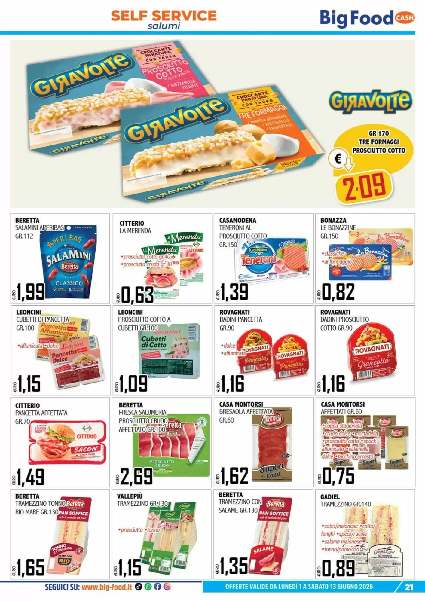 Volantino promozionale Big Food  valide dal 01/06/2026 - Pagina 21.