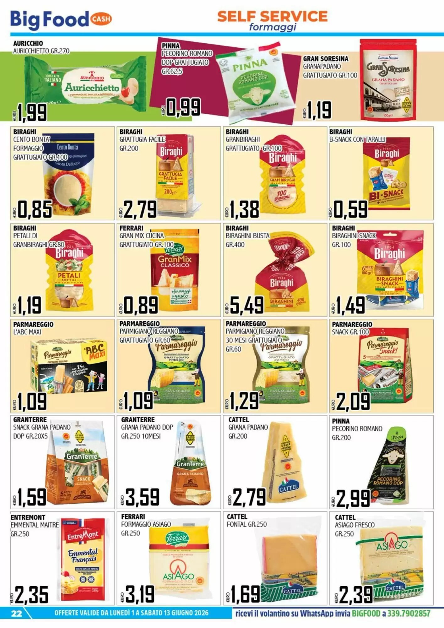 Volantino promozionale Big Food  valide dal 01/06/2026 - Pagina 22.