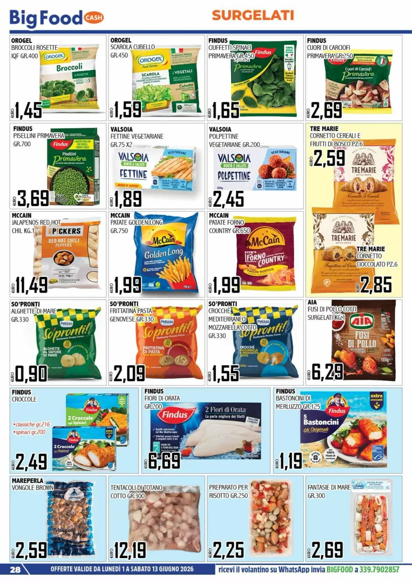 Volantino promozionale Big Food  valide dal 01/06/2026 - Pagina 28.